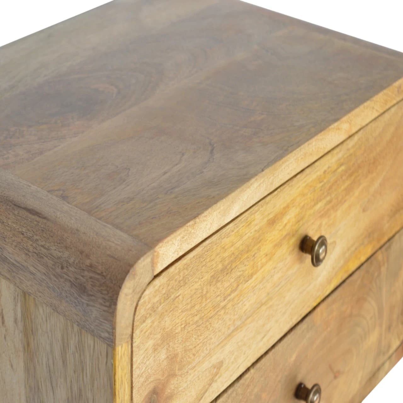 Oak-ish 2 Drawer Floating Bedside - Bedside tables, photo 6 of 9