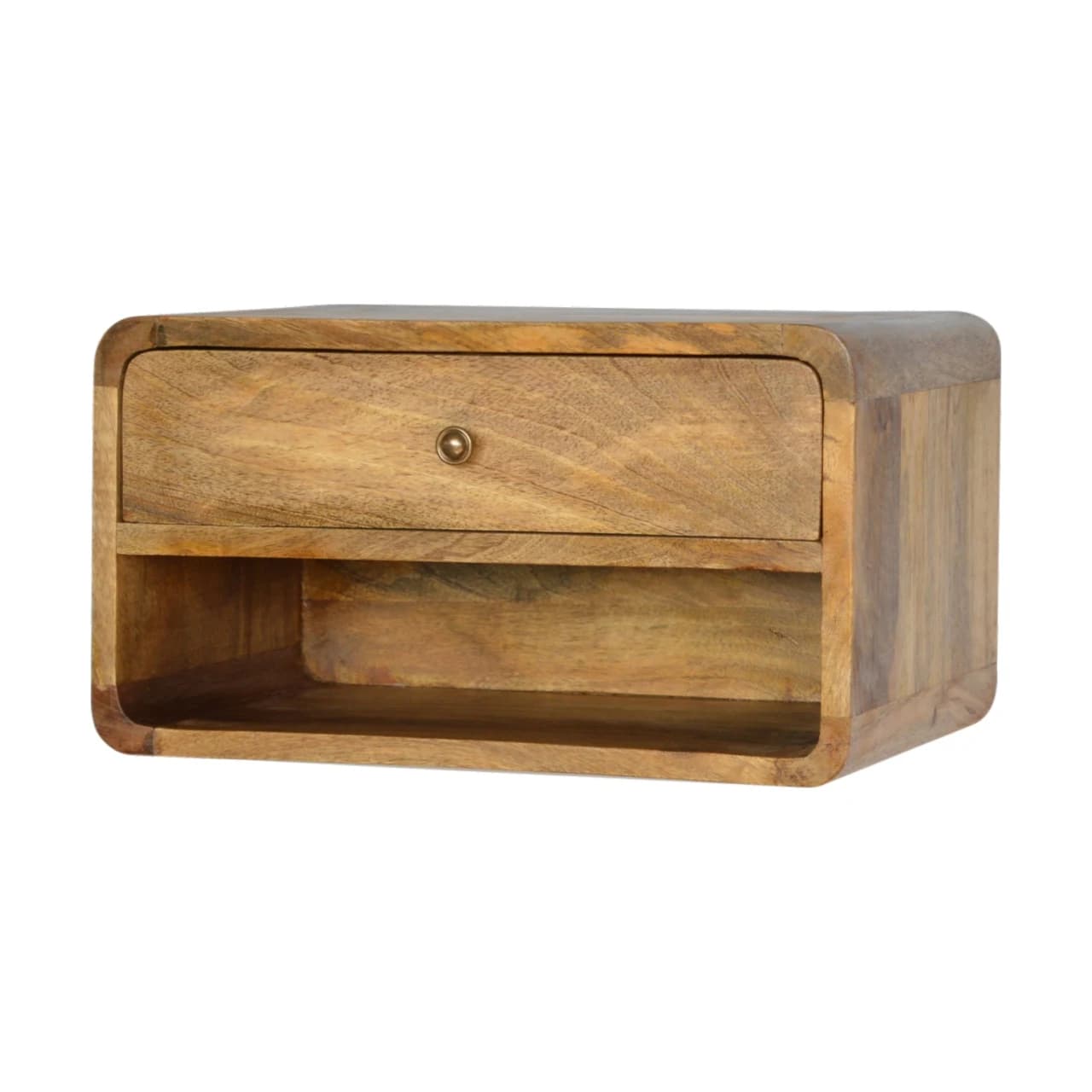 Floating Curve Open Slot Bedside - Bedside tables, photo 2 of 7
