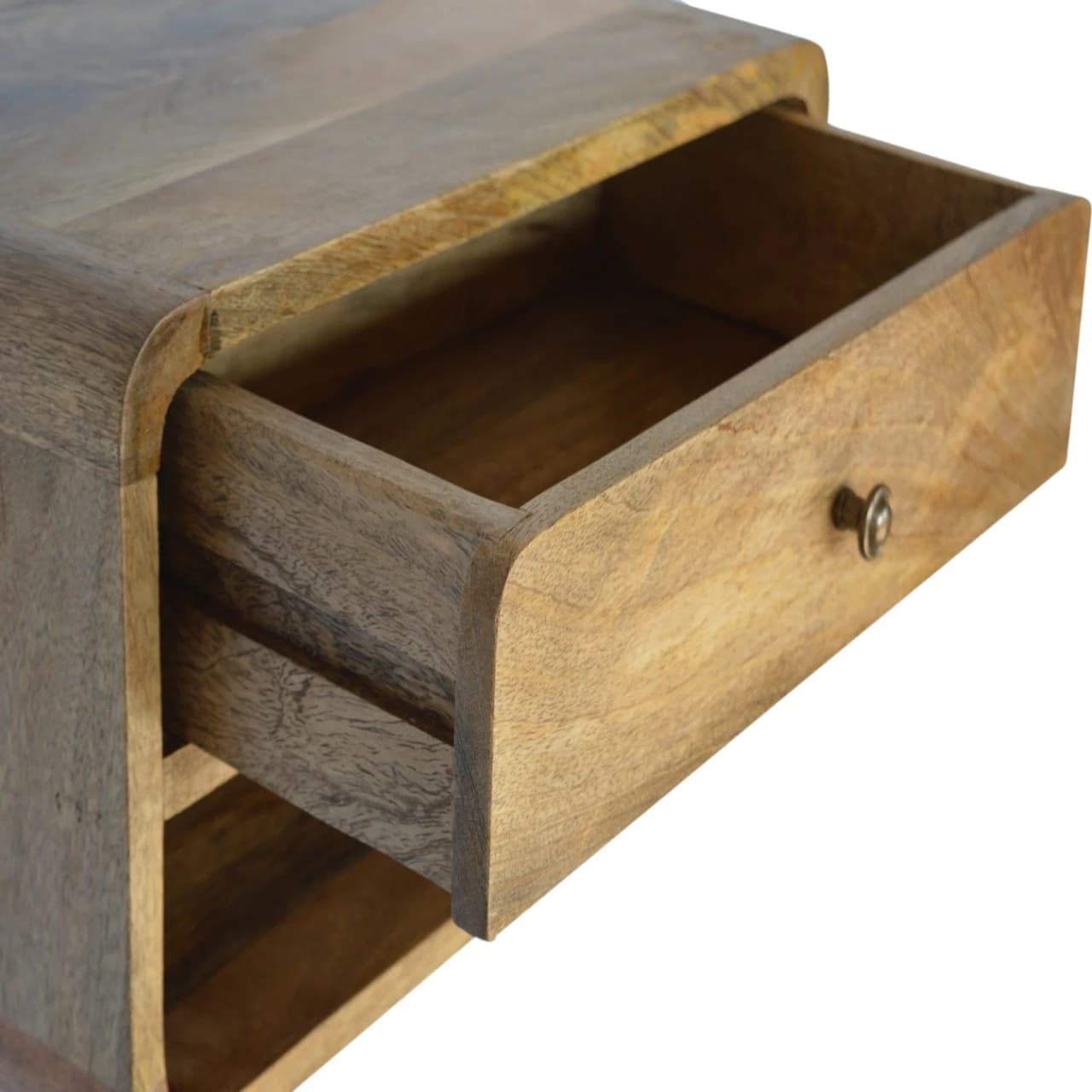 Floating Curve Open Slot Bedside - Bedside tables, photo 3 of 7