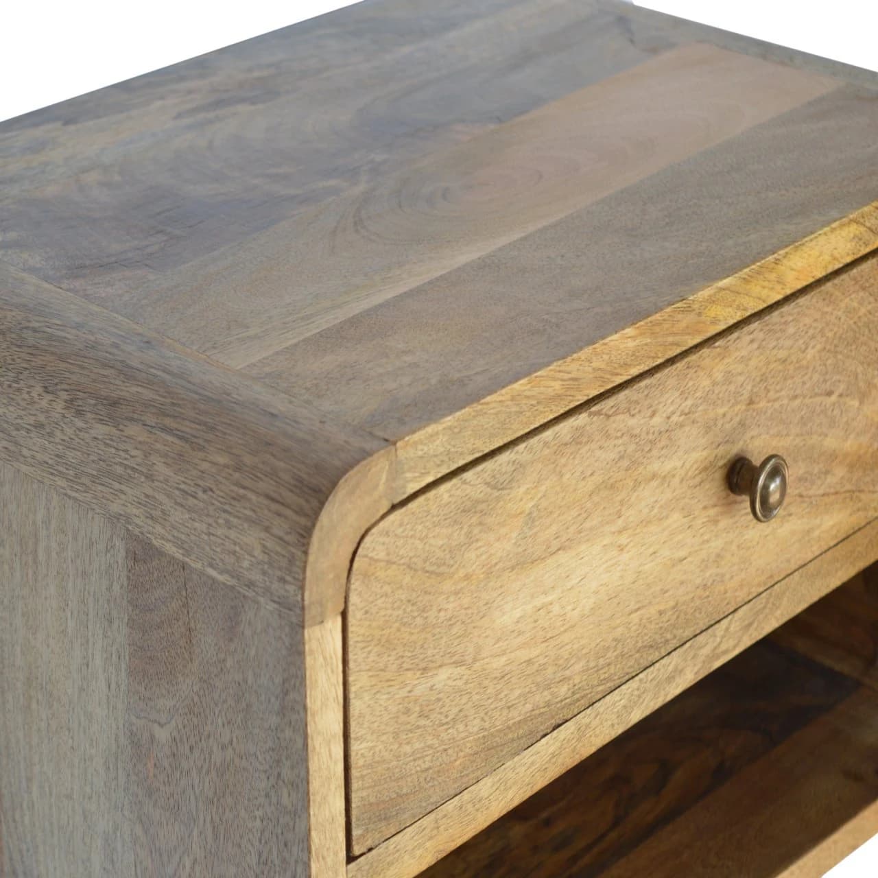 Floating Curve Open Slot Bedside - Bedside tables, photo 5 of 7
