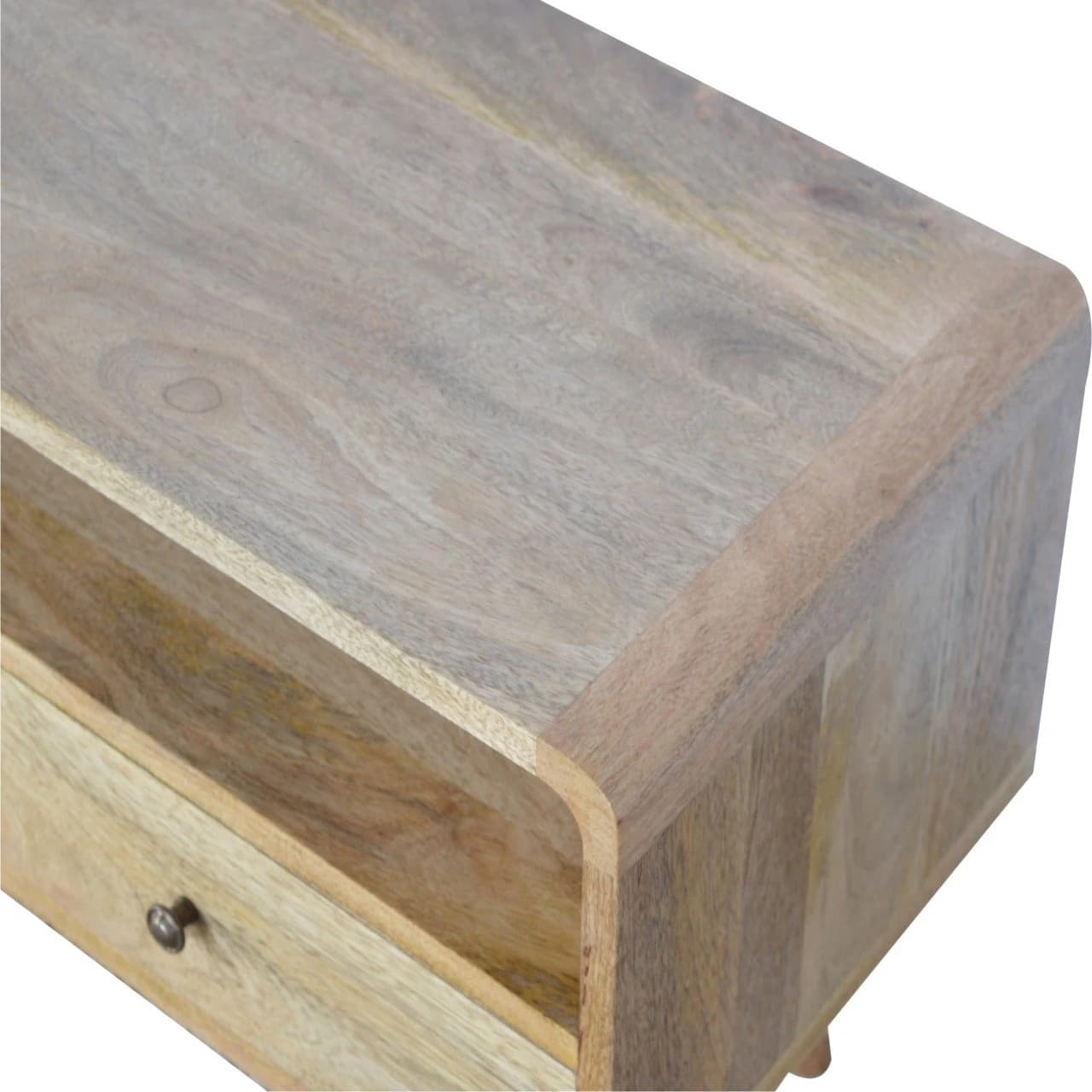 Curved Oak-ish Media Unit - TV & media units, photo 4 of 9
