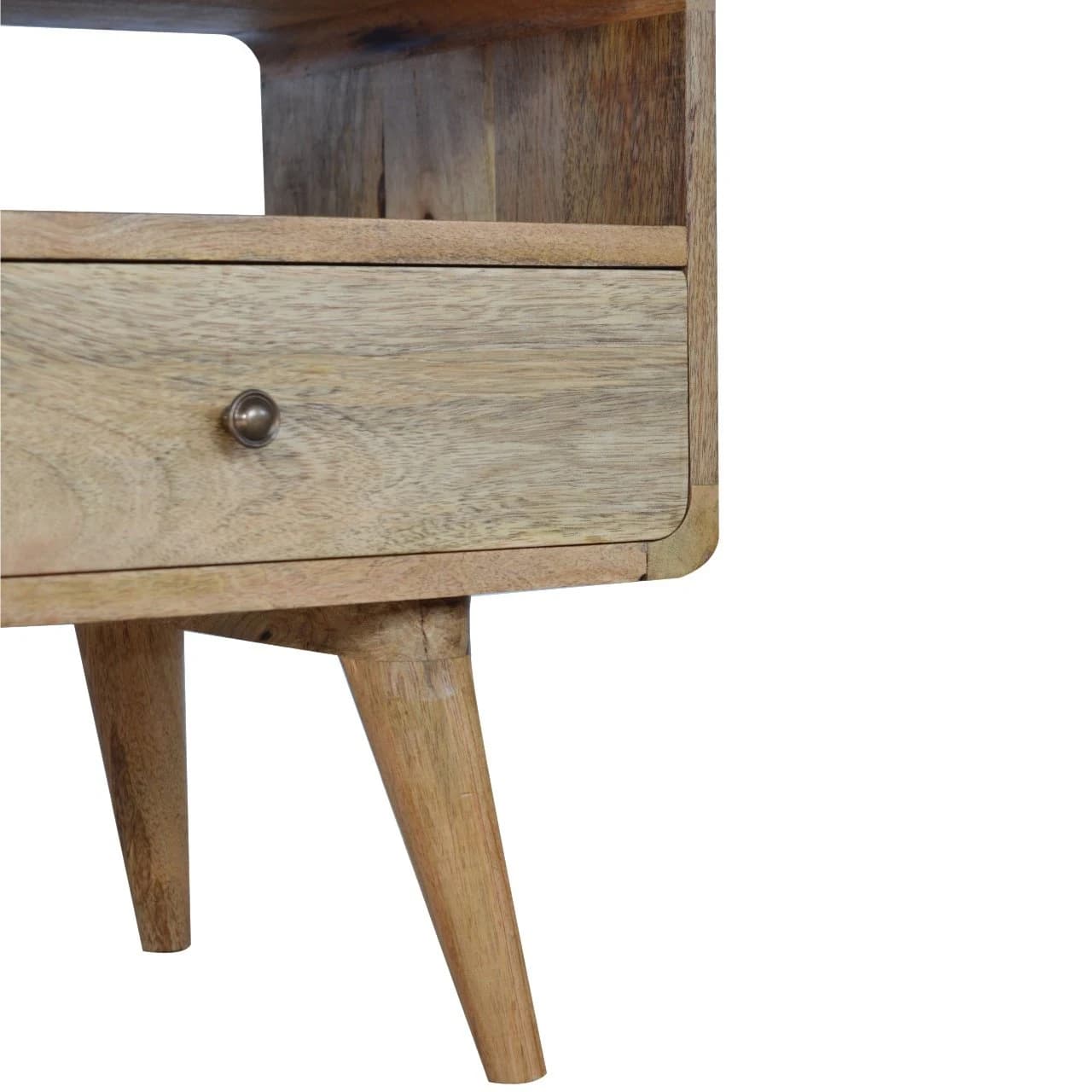 Curved Oak-ish Media Unit - TV & media units, photo 7 of 9