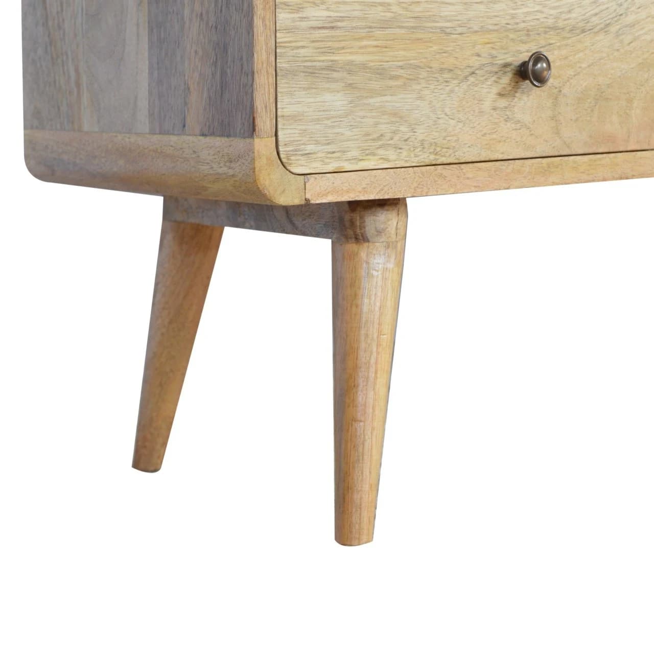 Curved Oak-ish Media Unit - TV & media units, photo 3 of 9