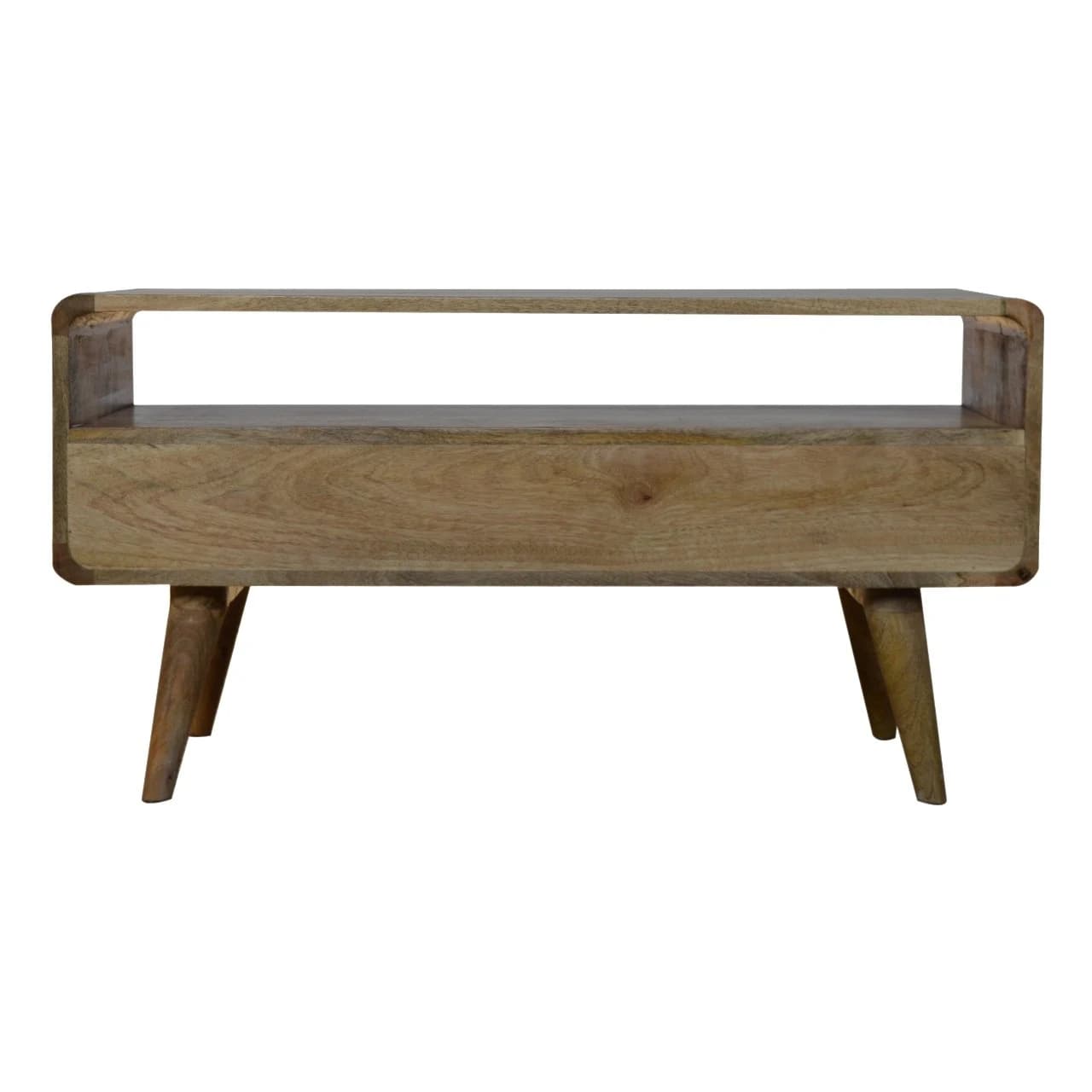 Curved Oak-ish Media Unit - TV & media units, photo 9 of 9