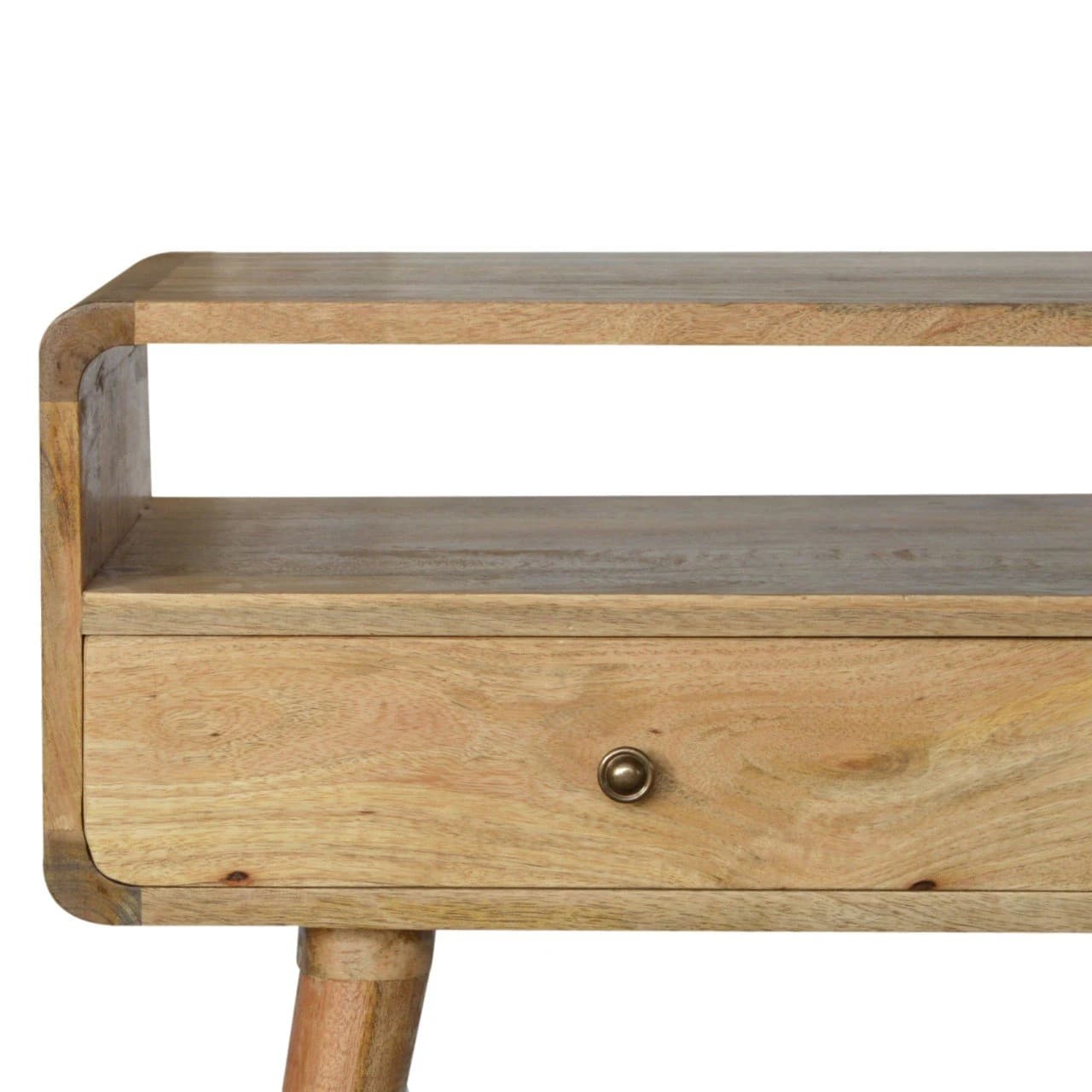 Curved Oak-ish Console Table - Console tables, photo 4 of 9