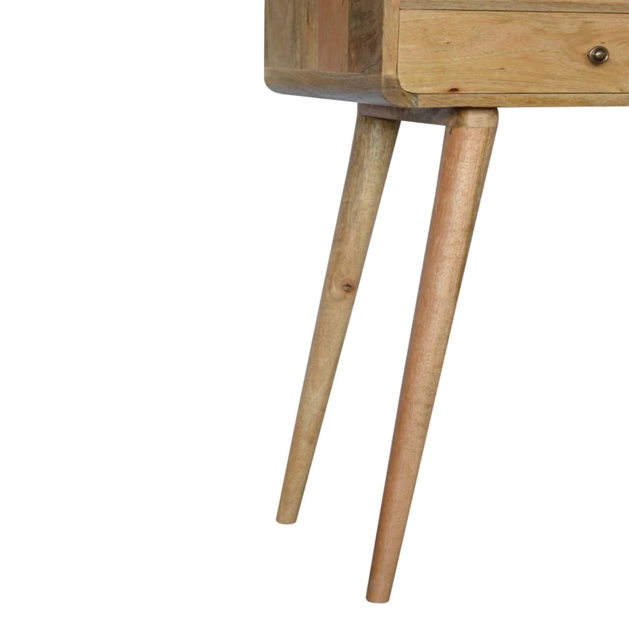Curved Oak-ish Console Table - Console tables, photo 7 of 9