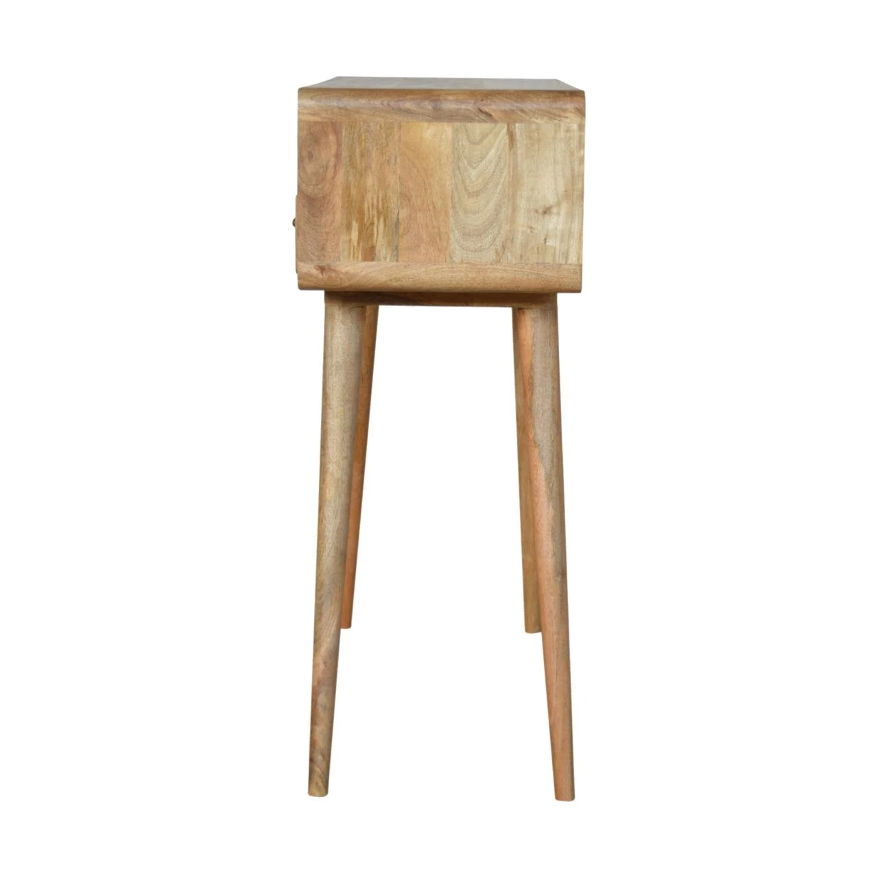 Curved Oak-ish Console Table - Console tables, photo 8 of 9
