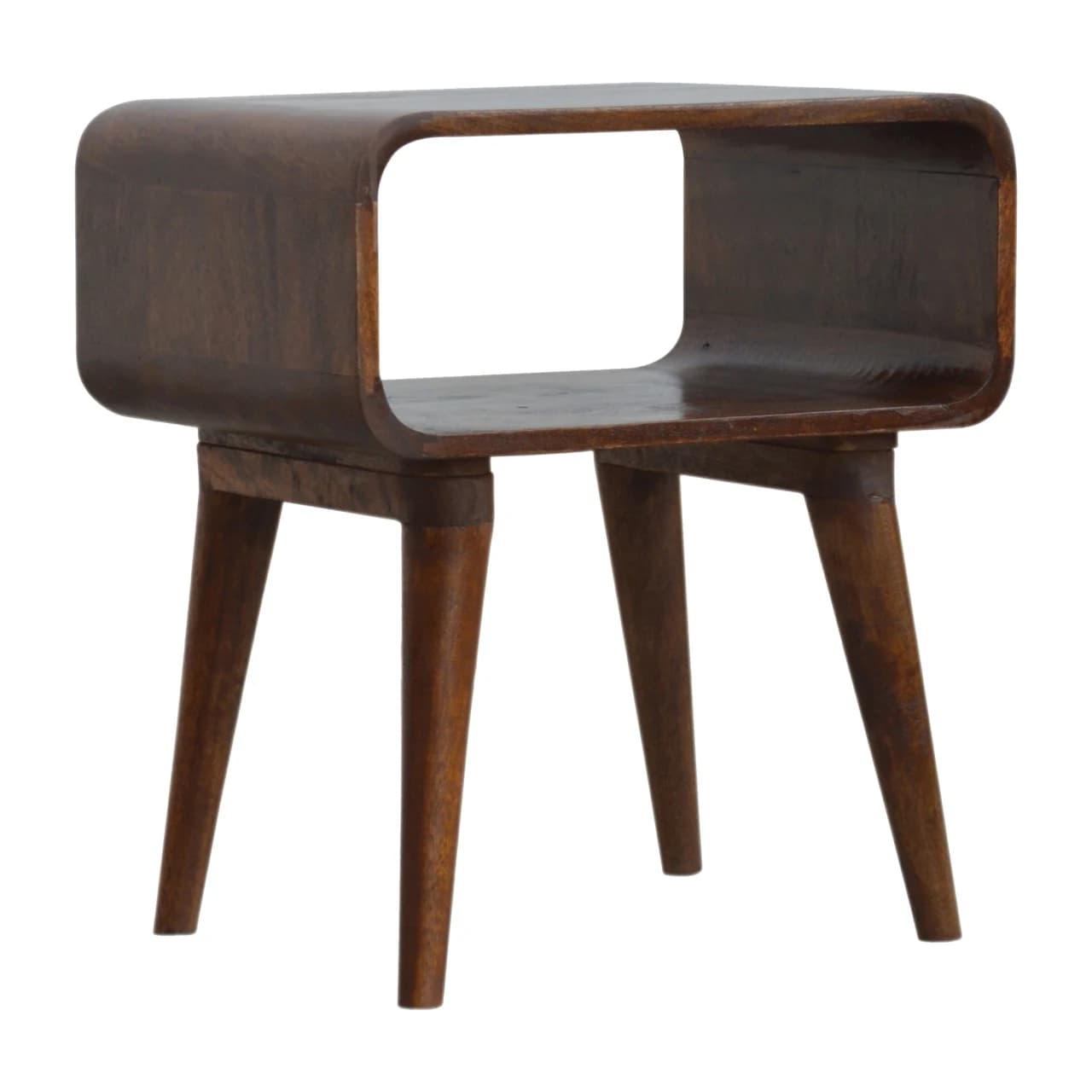 Curved Open Chestnut Bedside - Bedside tables, photo 4 of 10