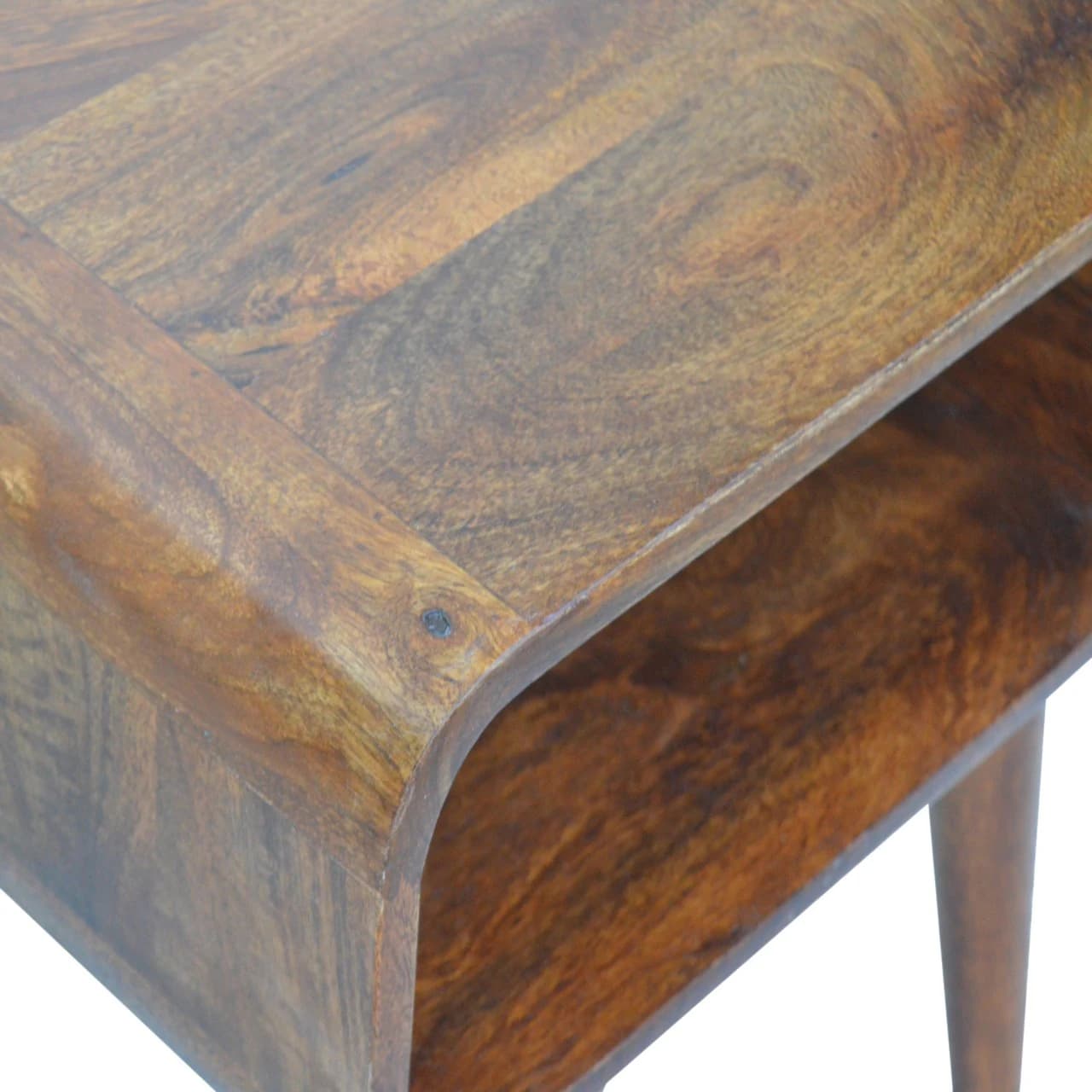 Curved Open Chestnut Bedside - Bedside tables, photo 8 of 10