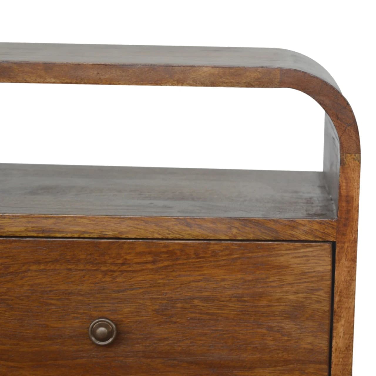 Chestnut Curve 2 Drawer Bedside - Bedside tables, photo 4 of 9