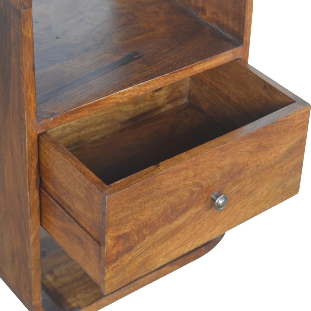 Chestnut Curve 2 Drawer Bedside - Bedside tables, photo 6 of 9