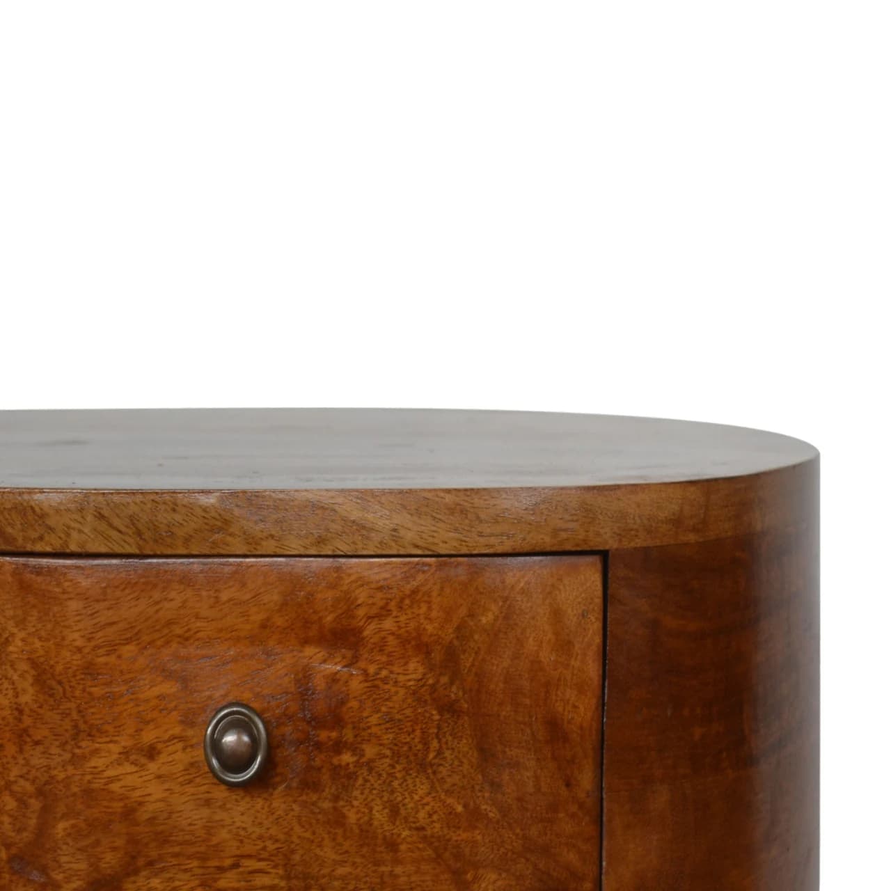 Chestnut Rounded Bedside Table - Bedside tables, photo 5 of 10