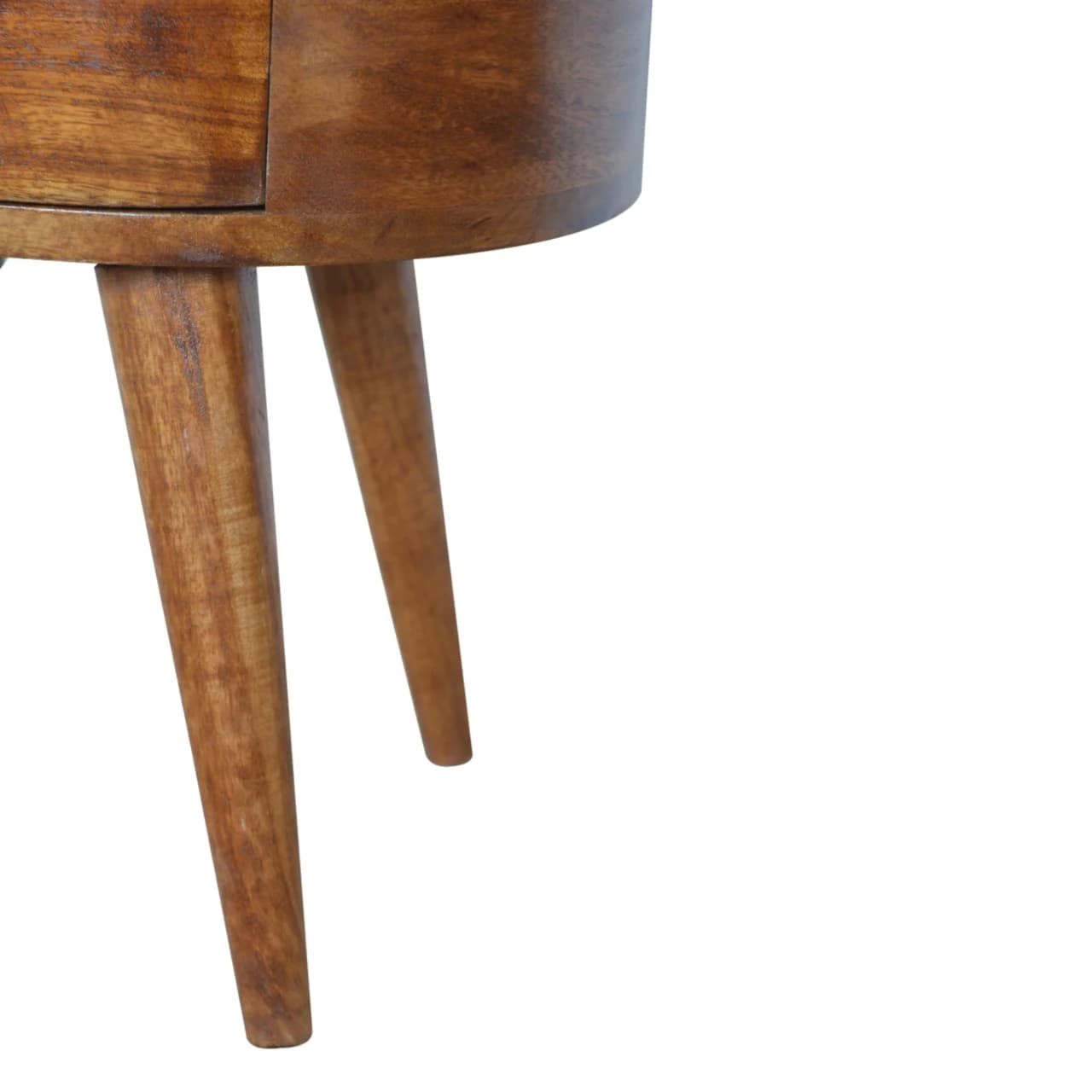 Chestnut Rounded Bedside Table - Bedside tables, photo 8 of 10