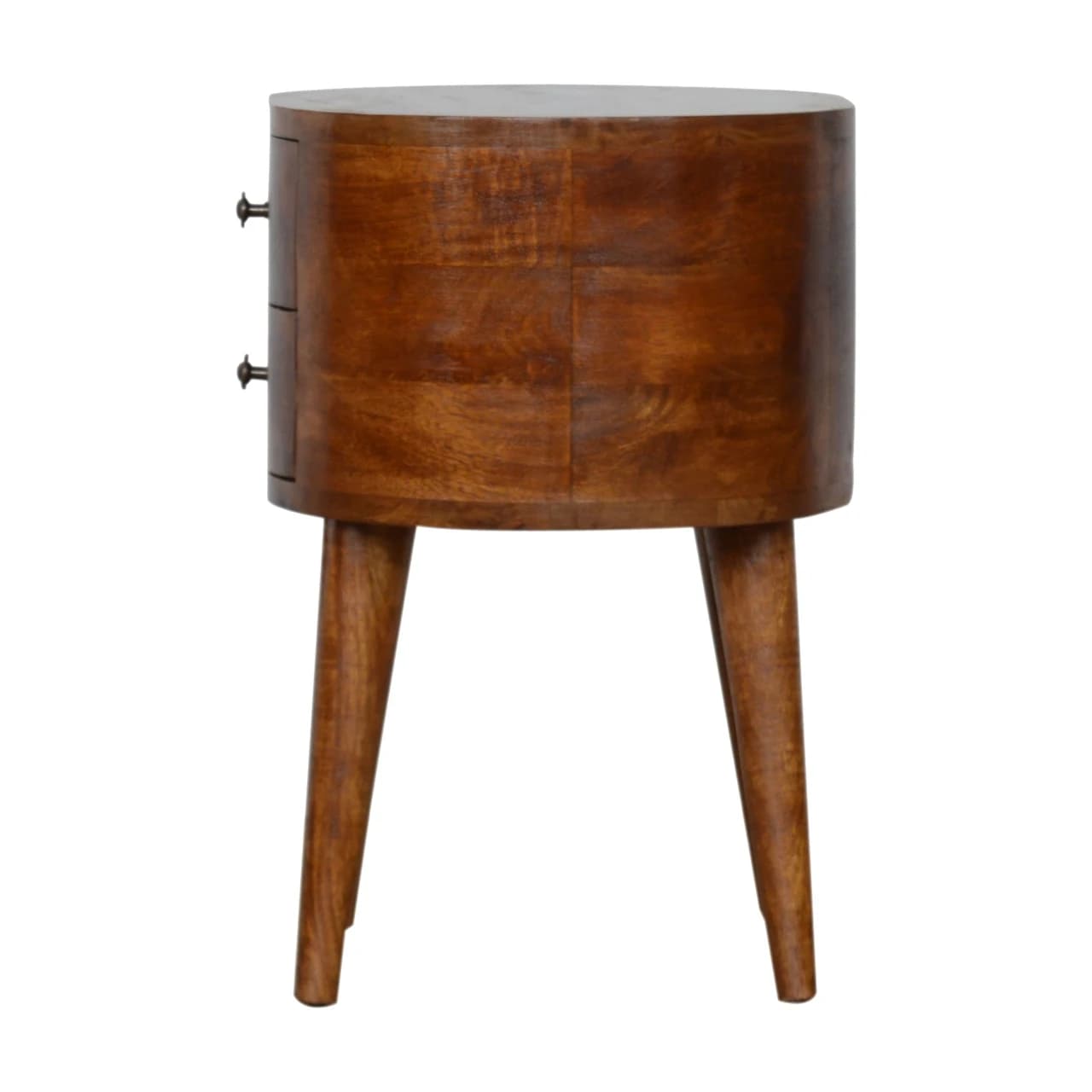 Chestnut Rounded Bedside Table - Bedside tables, photo 9 of 10