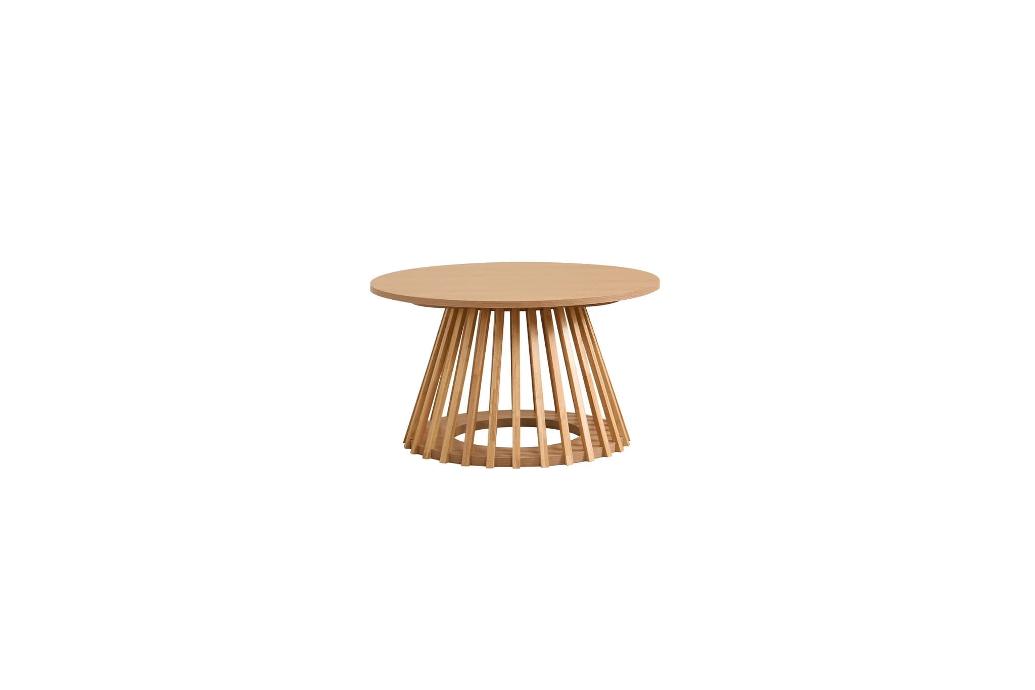 Kylo Round Slatted Coffee Table - Coffee tables, photo 3 of 10