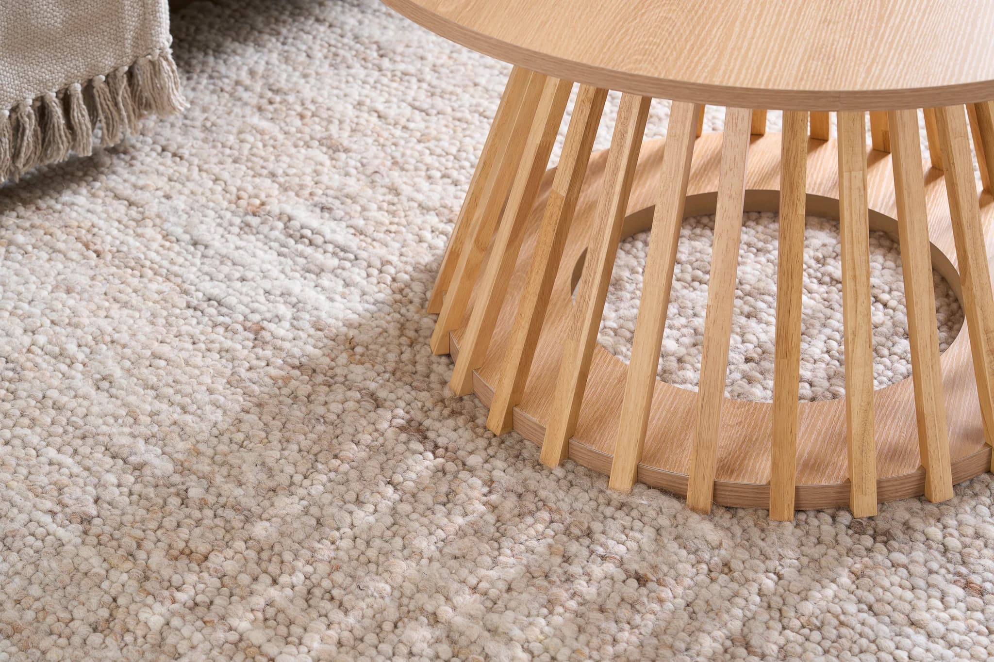 Kylo Round Slatted Coffee Table - Coffee tables, photo 4 of 10