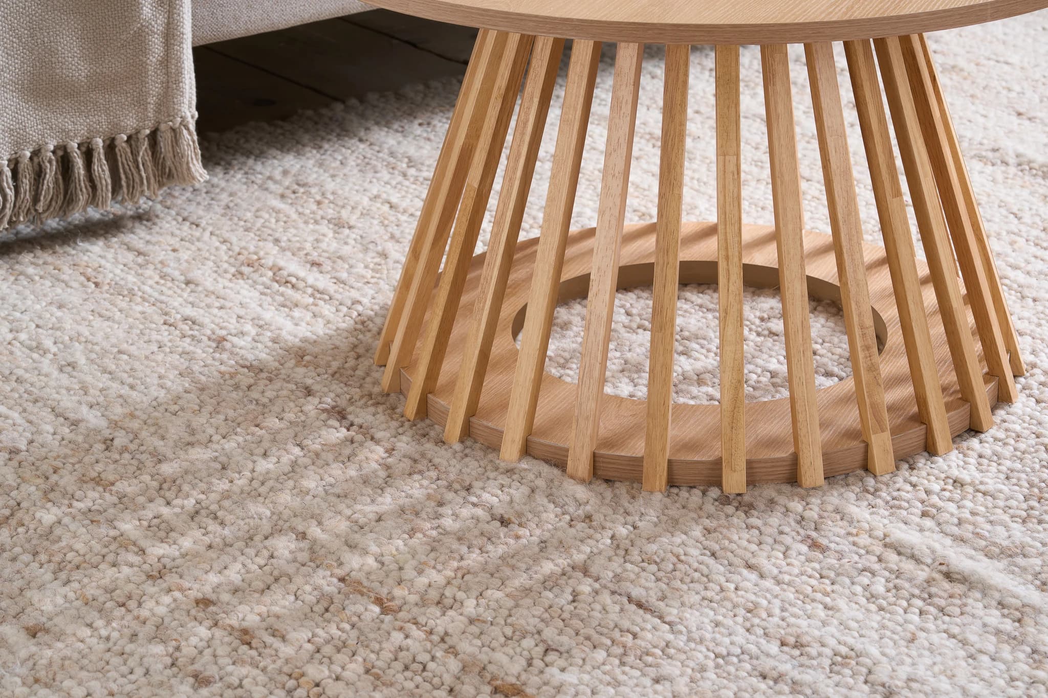 Kylo Round Slatted Coffee Table - Coffee tables, photo 5 of 10