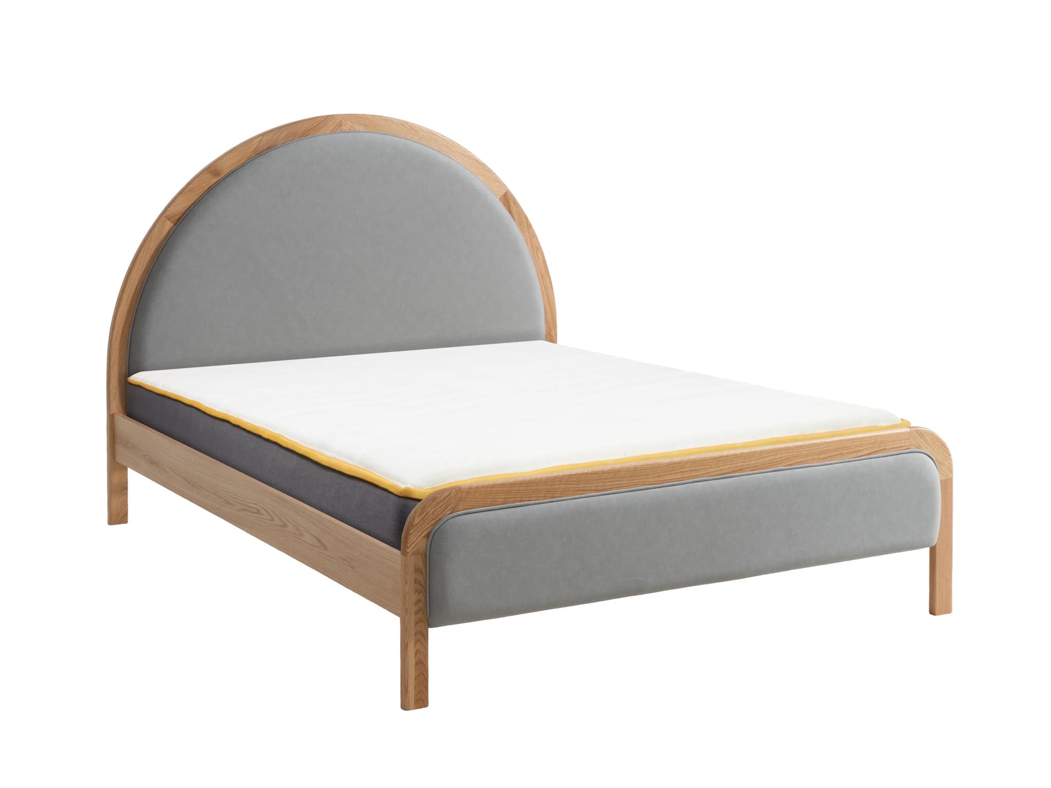 Liana Double Bed Oak - Beds & bed frames, photo 4 of 10