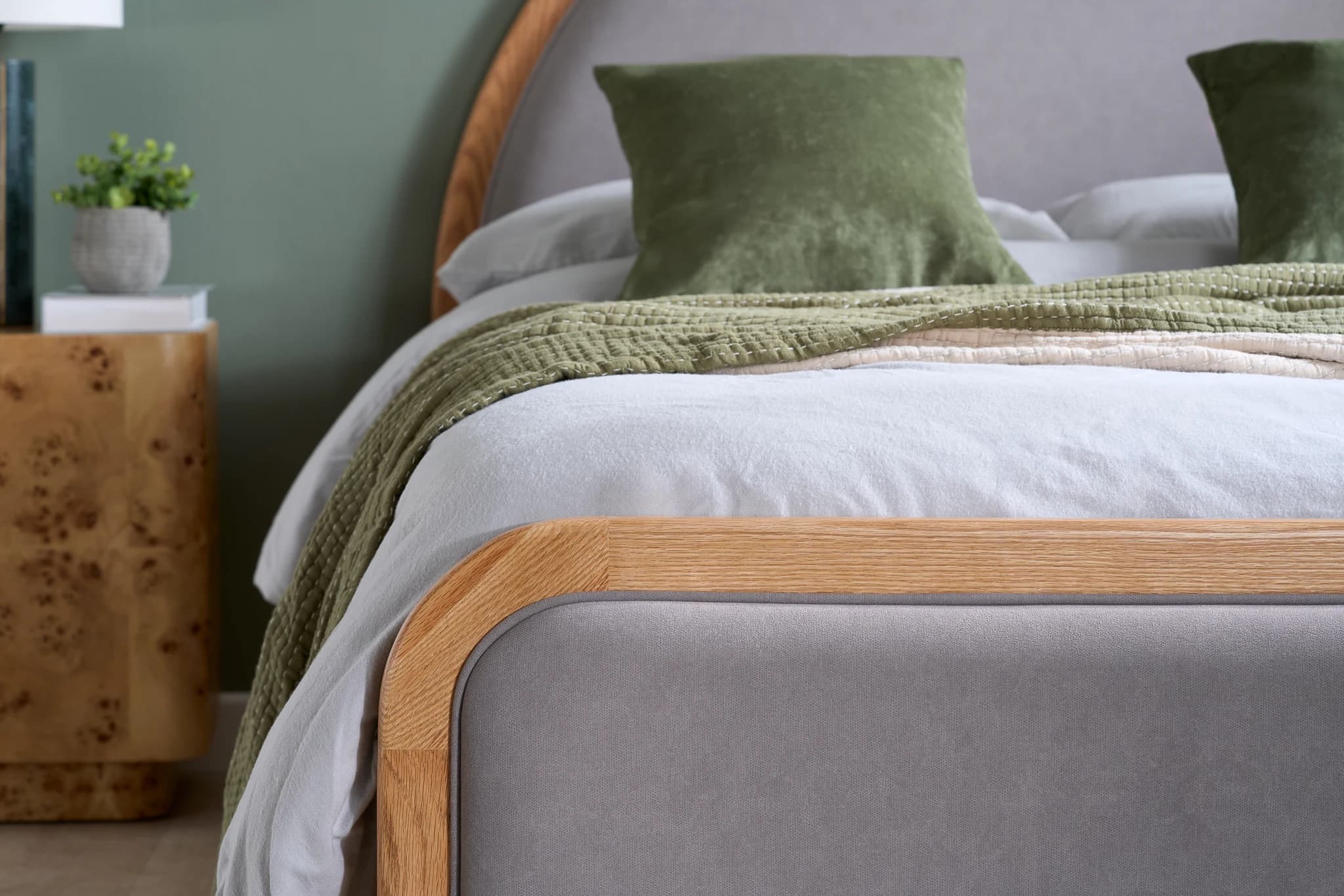 Liana Double Bed Oak - Beds & bed frames, photo 9 of 10