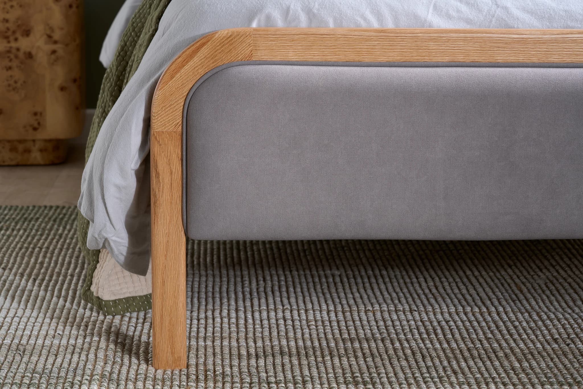 Liana King Bed Oak - Beds & bed frames, photo 8 of 10