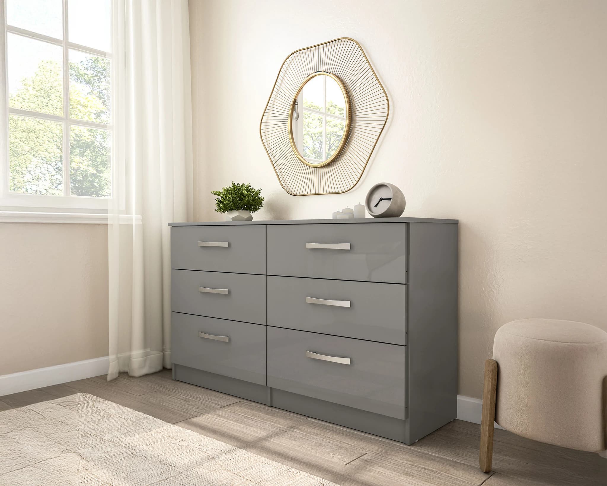 Lynx 6 Drawer Chest - Chests of drawers, photo 2 of 10