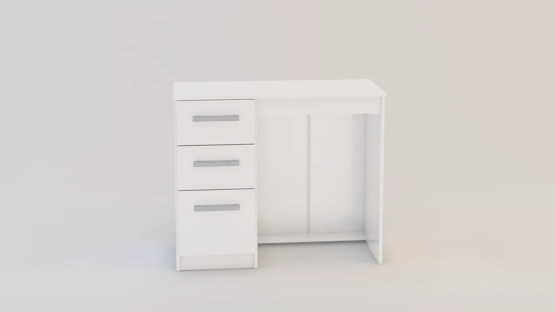 Lynx 3 Drawer Dressing Table - Tables, photo 4 of 10