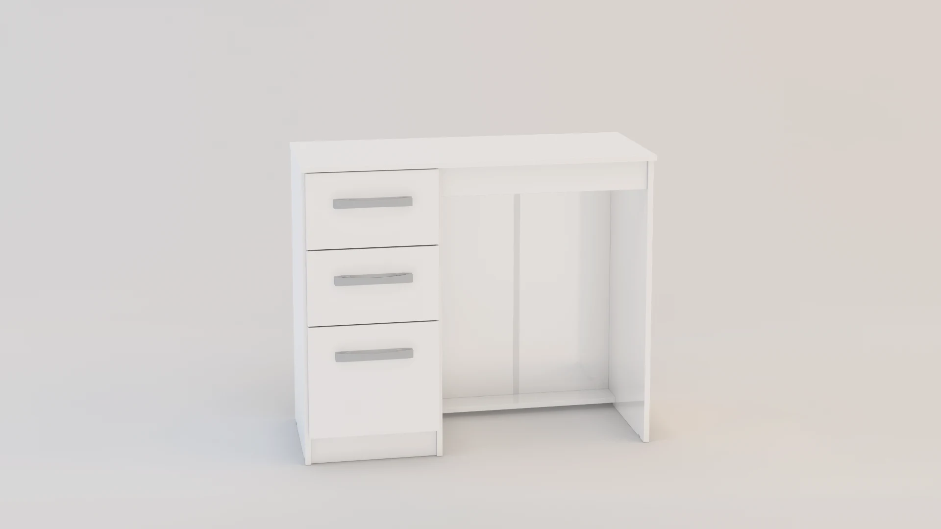 Lynx 3 Drawer Dressing Table - Tables, photo 5 of 10
