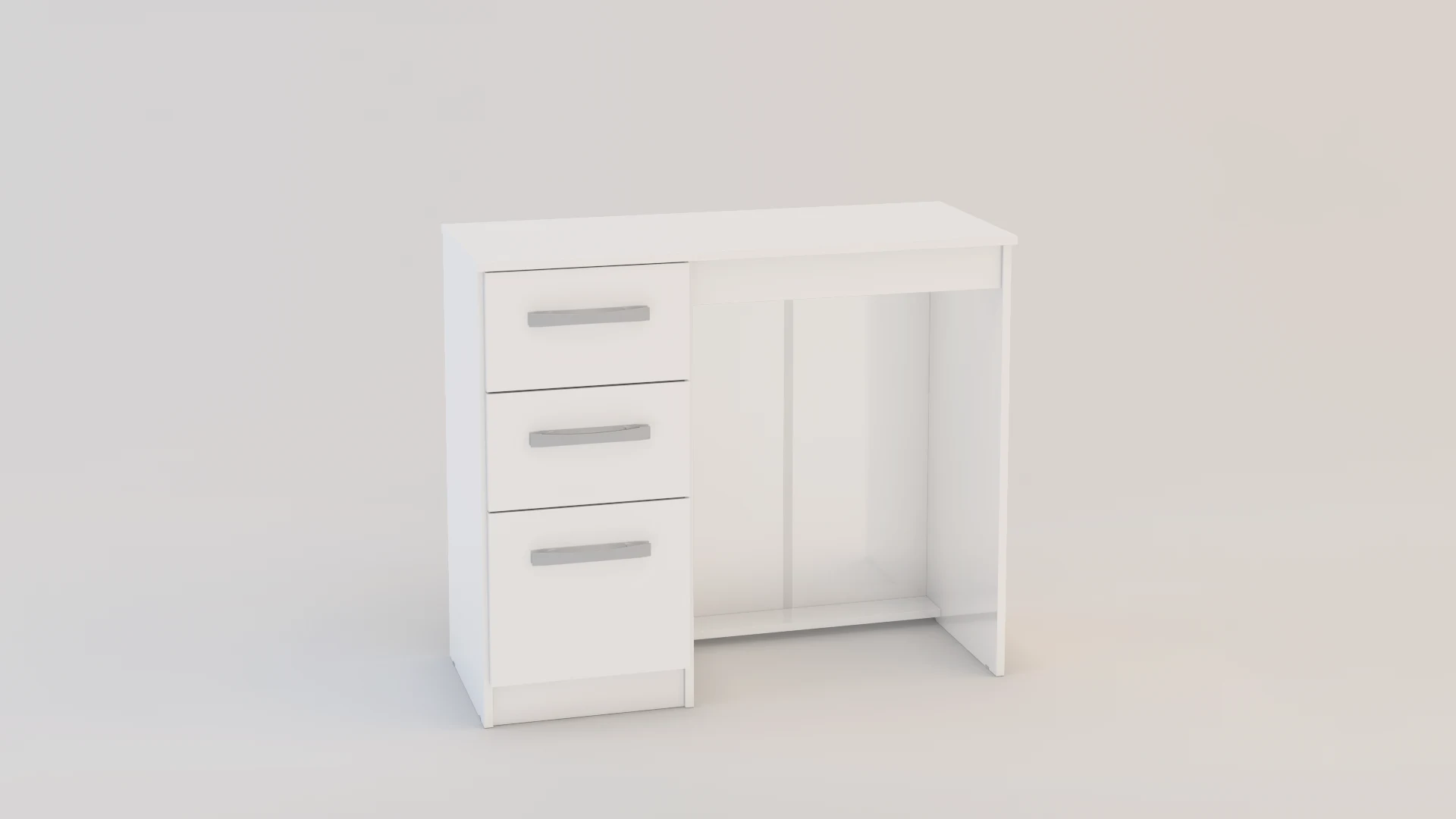 Lynx 3 Drawer Dressing Table - Tables, photo 6 of 10