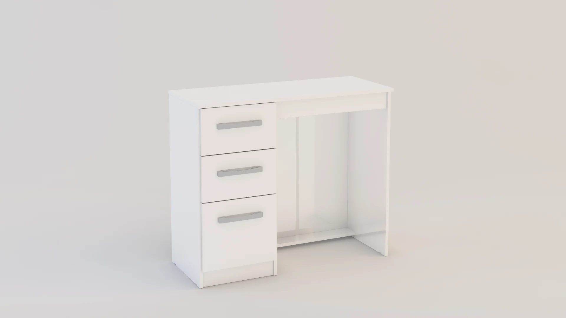 Lynx 3 Drawer Dressing Table - Tables, photo 8 of 10