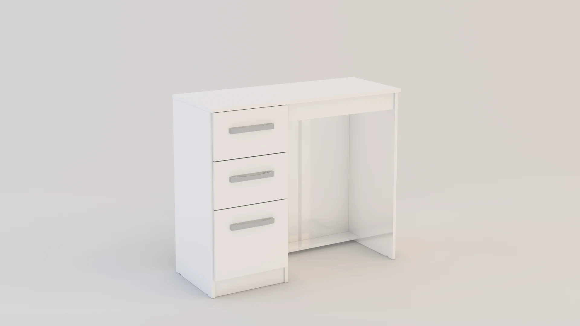 Lynx 3 Drawer Dressing Table - Tables, photo 9 of 10