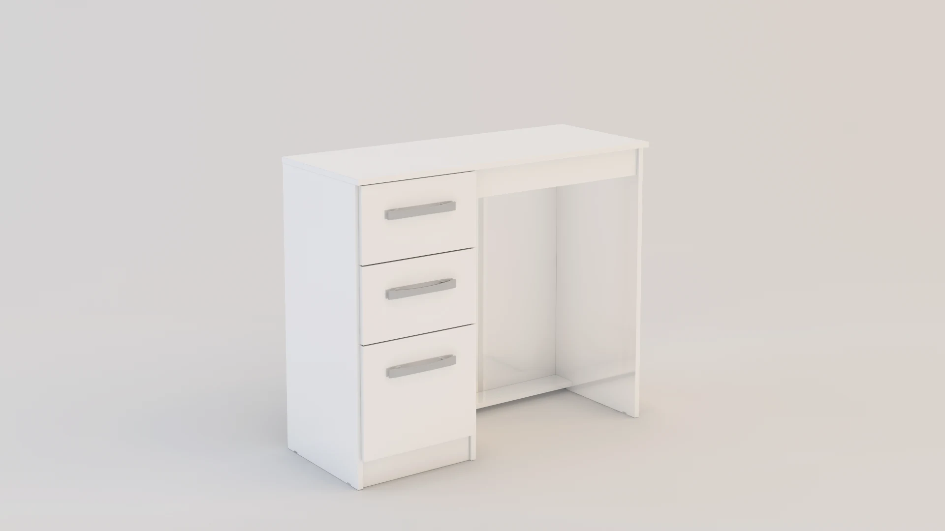 Lynx 3 Drawer Dressing Table - Tables, photo 10 of 10