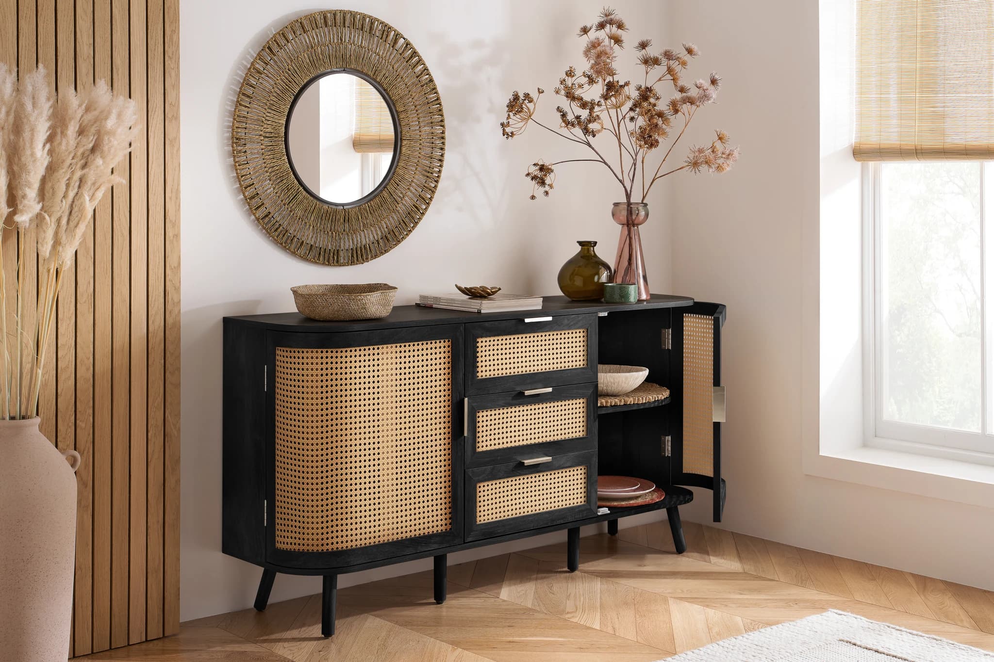 Noah 2 Door 3 Drawer Sideboard - Sideboards, photo 8 of 10