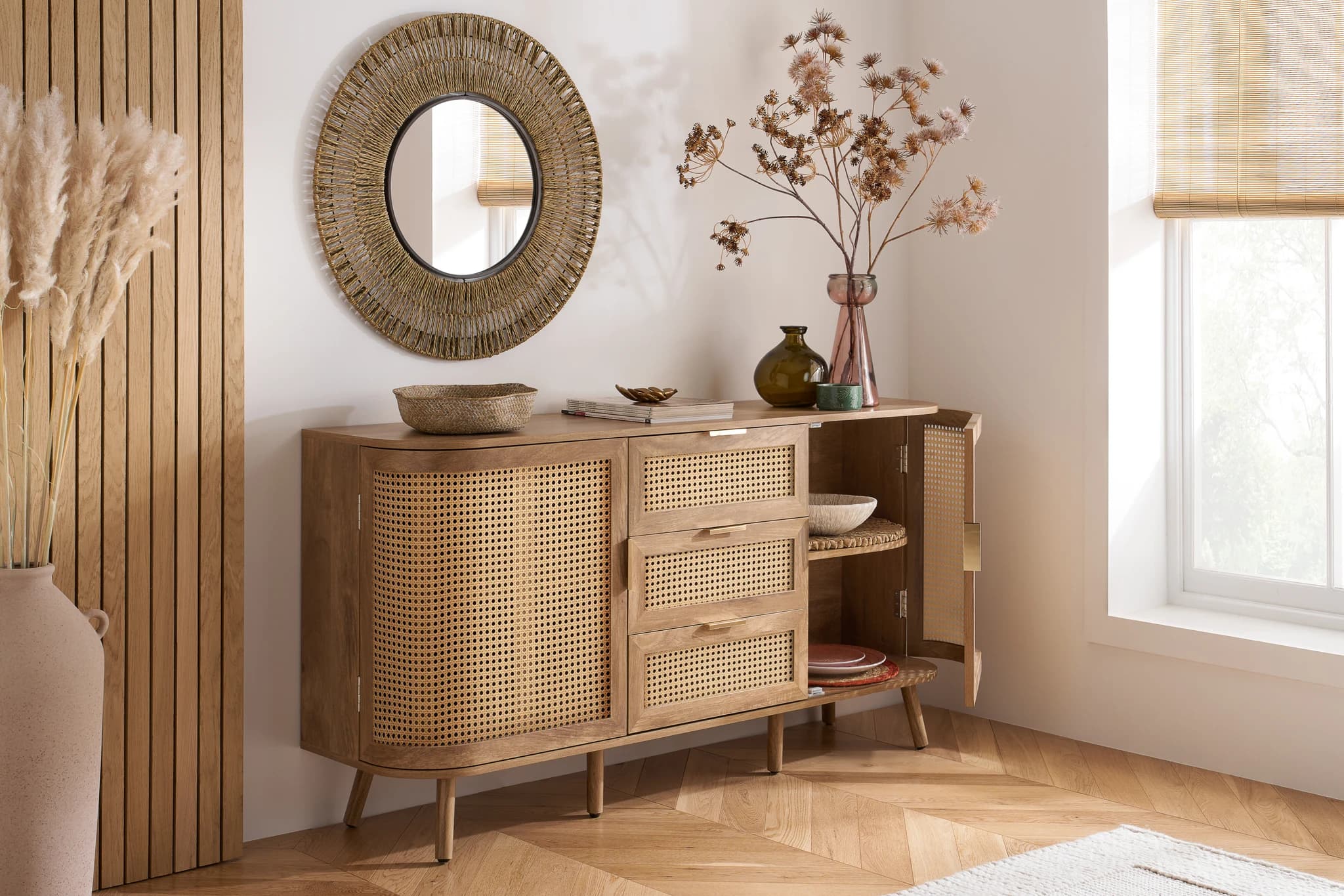 Noah 2 Door 3 Drawer Sideboard - Sideboards, photo 2 of 10