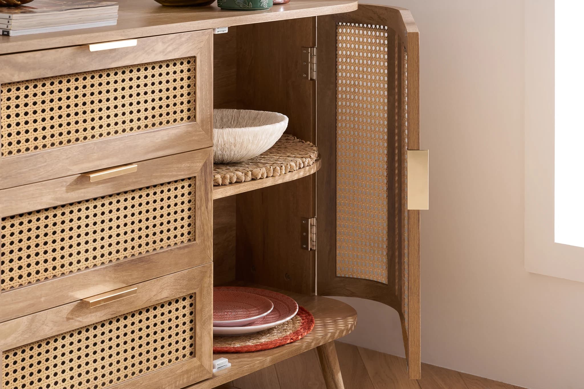 Noah 2 Door 3 Drawer Sideboard - Sideboards, photo 9 of 10