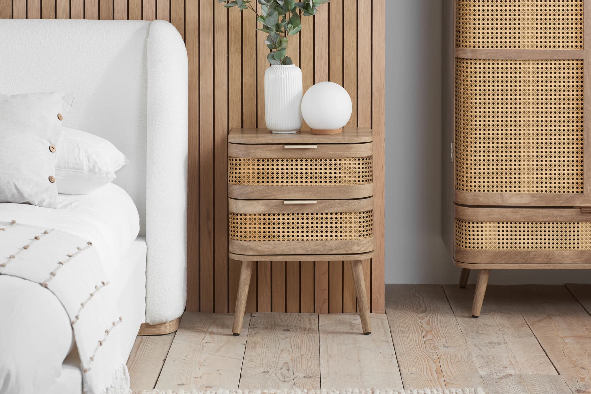 Noah 2 Drawer Bedside - Bedside tables, photo 2 of 10