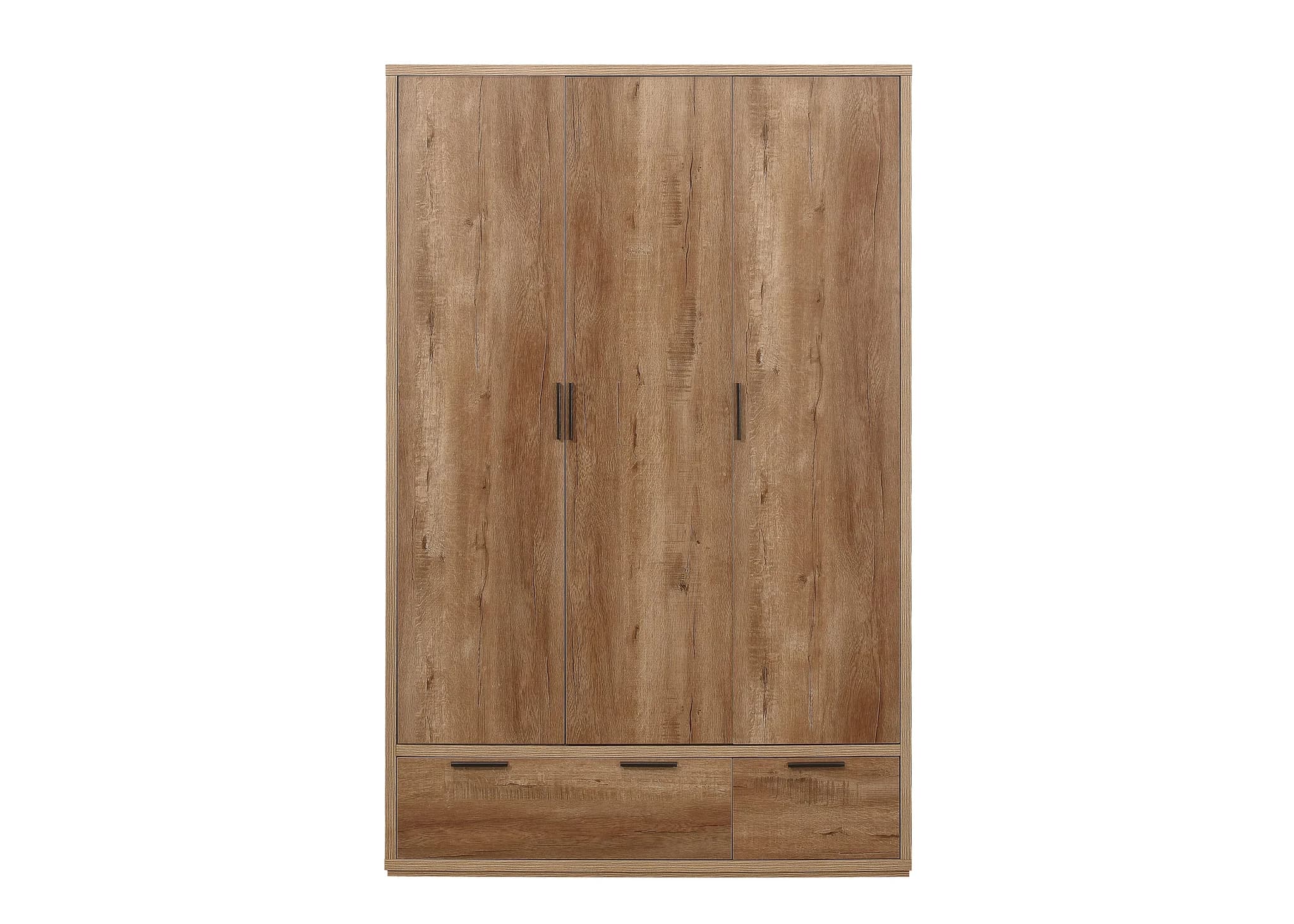 Stockwell 3 Door 2 Drawer Wardrobe - Wardrobes, photo 4 of 10