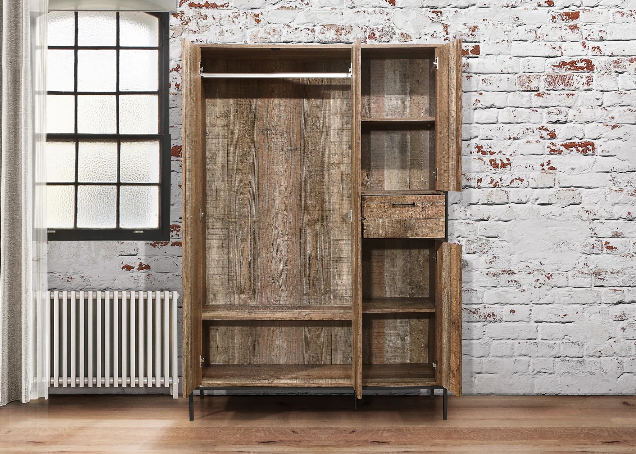 Urban 4 Door Wardrobe - Wardrobes, photo 7 of 8