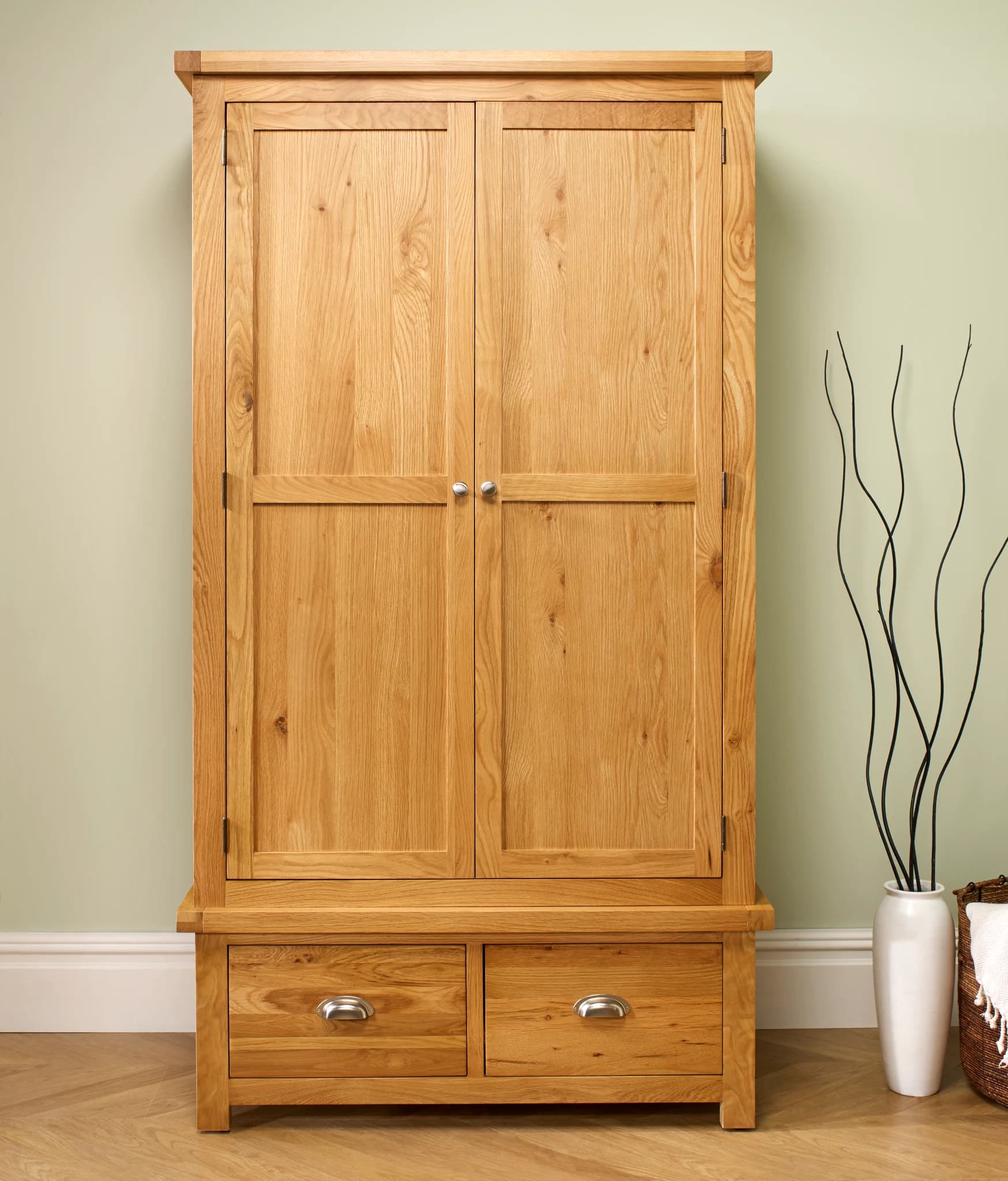 Woburn 2 Door 2 Drawer Wardrobe - Wardrobes, photo 5 of 10