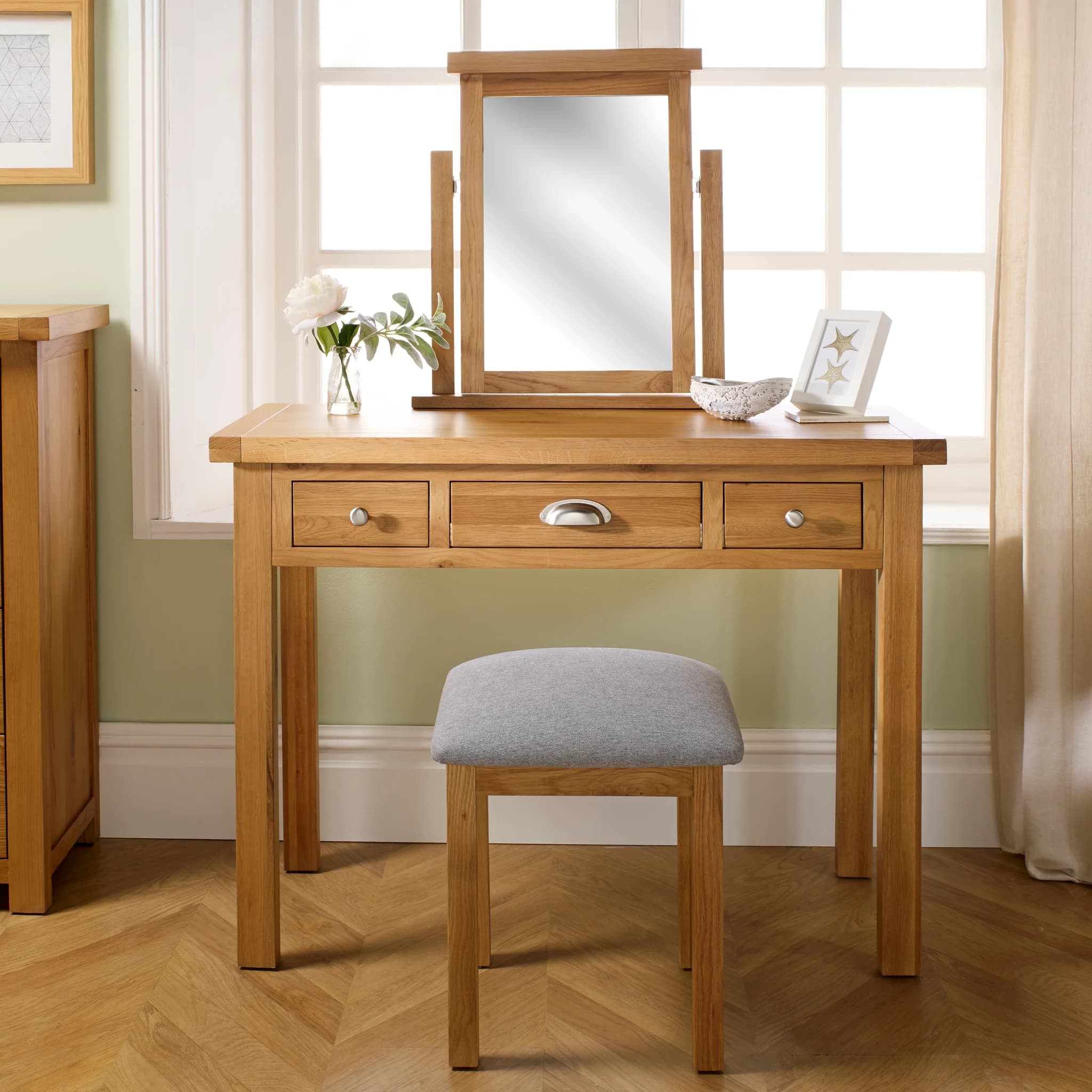 Woburn 3 Drawer Dressing Table - Tables, photo 10 of 10