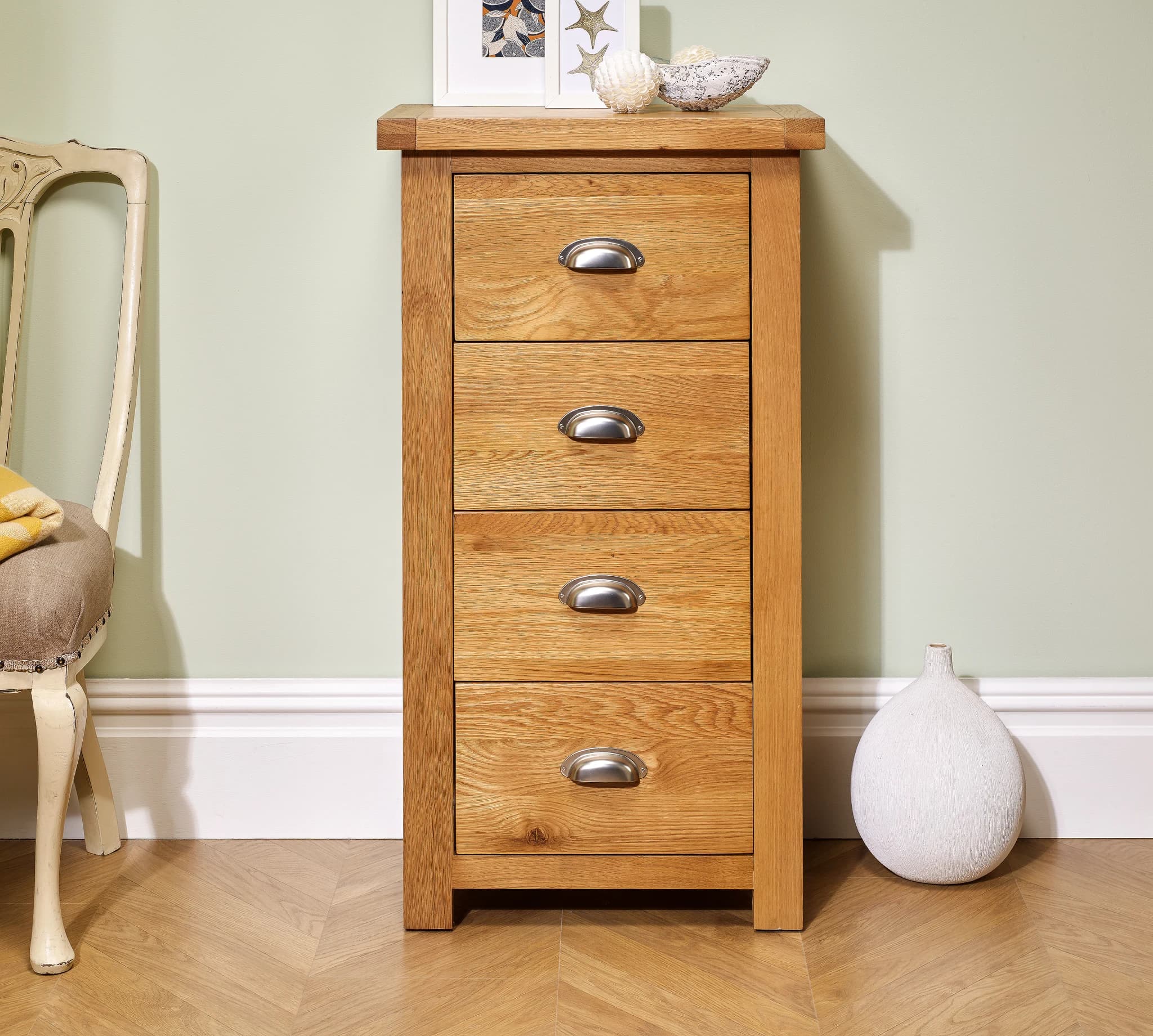 Woburn 4 Drawer Narrow Chest - Chests of drawers, photo 5 of 10