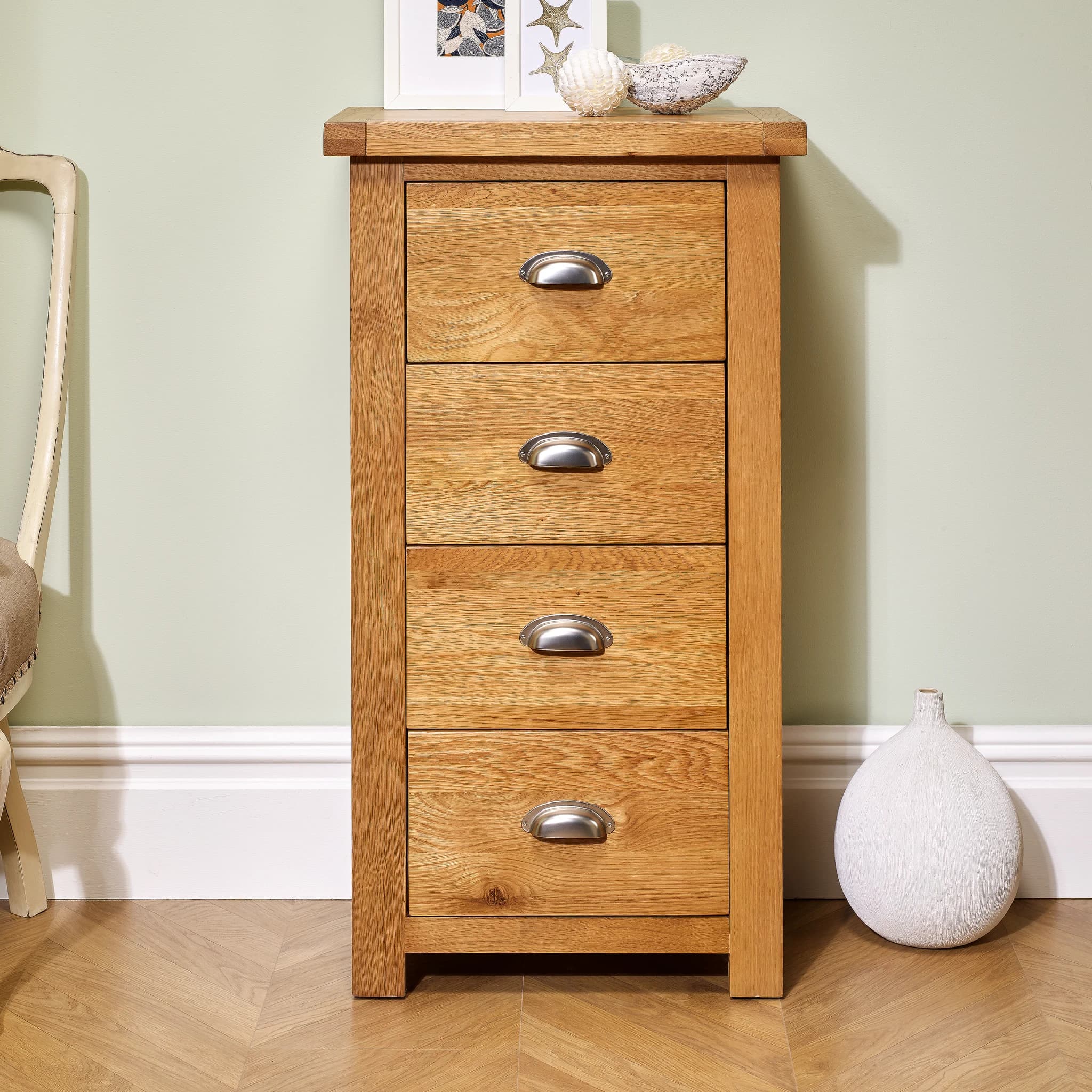 Woburn 4 Drawer Narrow Chest - Chests of drawers, photo 8 of 10