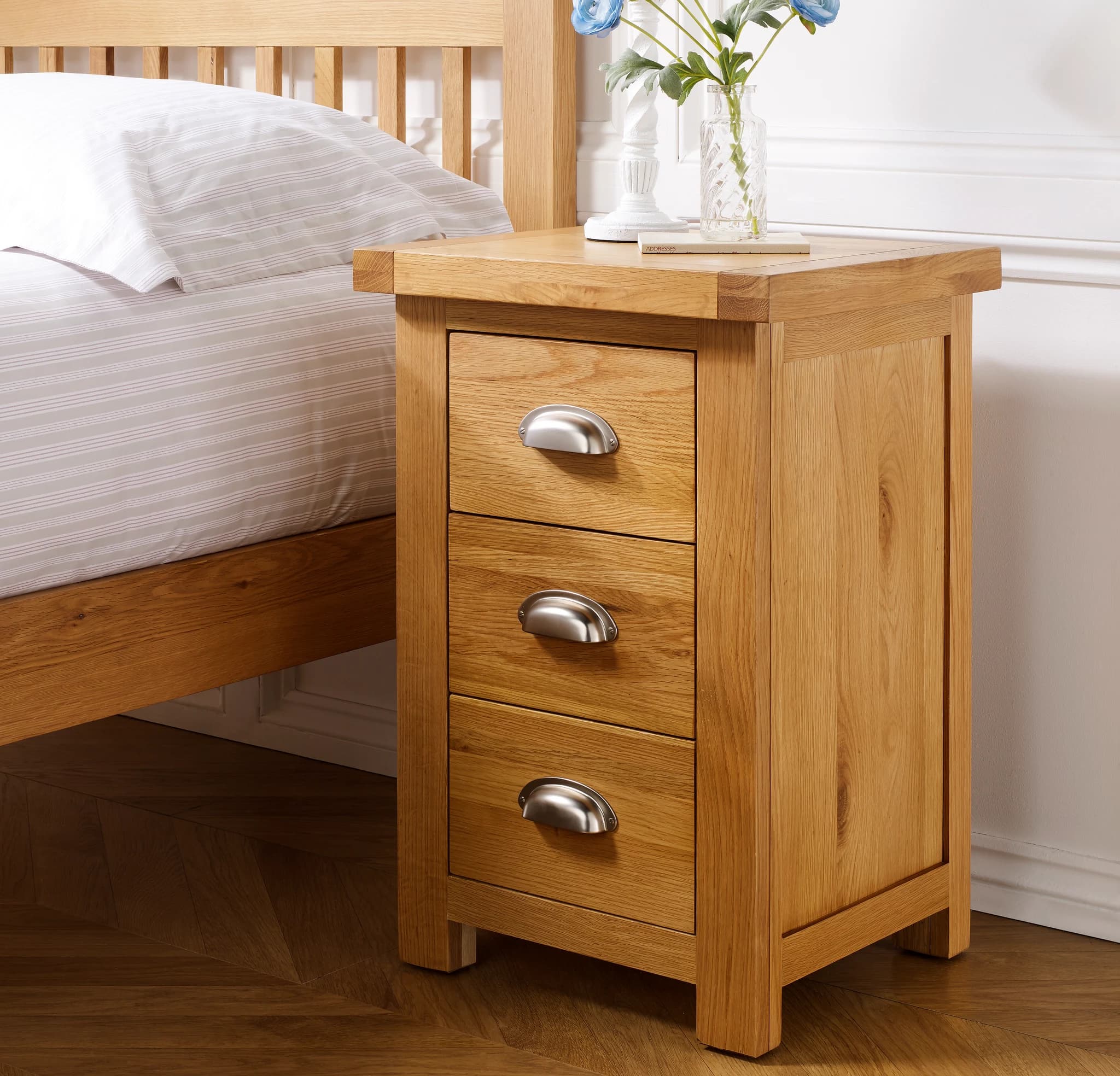Woburn Large 3 Drawer Bedside - Bedside tables, photo 5 of 10