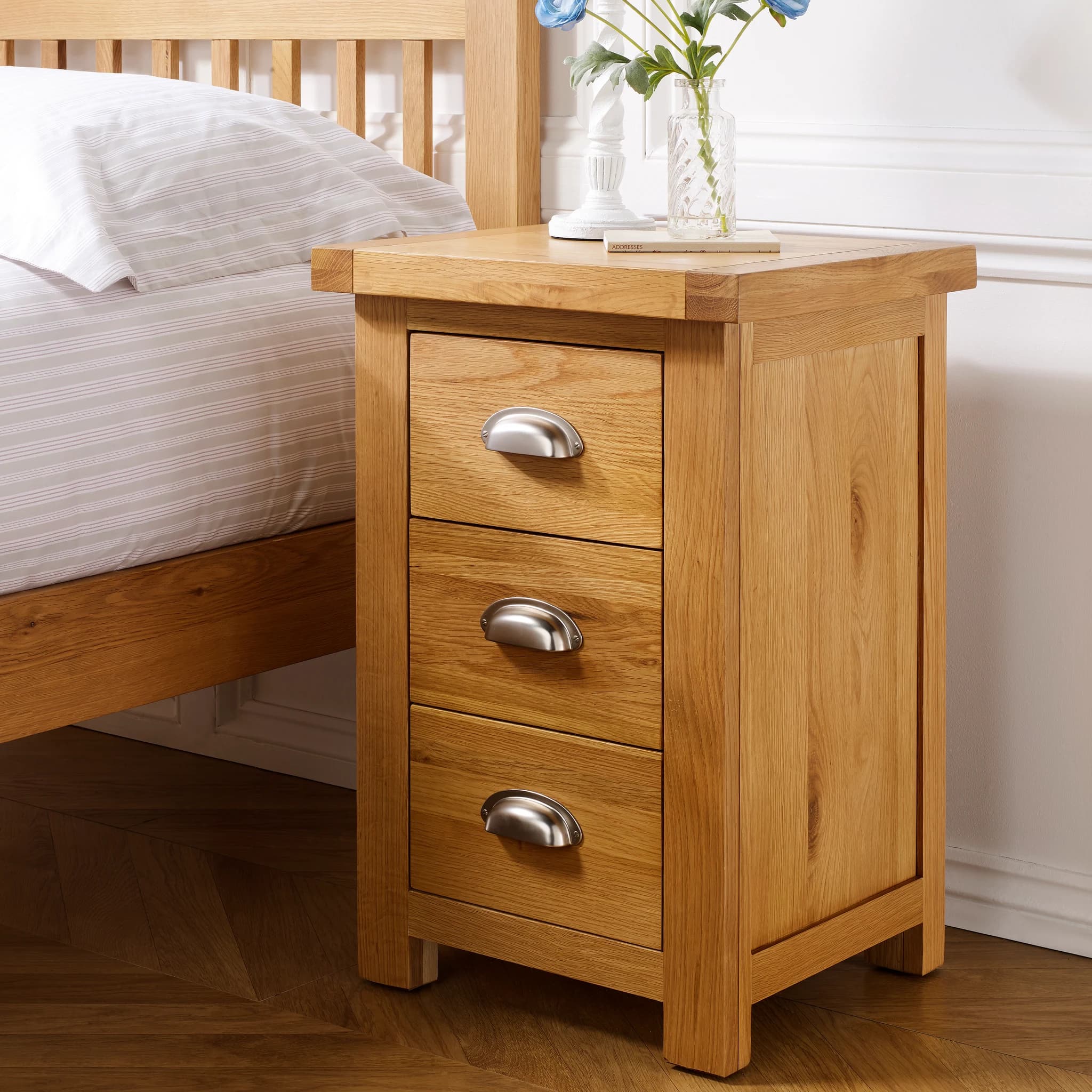 Woburn Large 3 Drawer Bedside - Bedside tables, photo 9 of 10