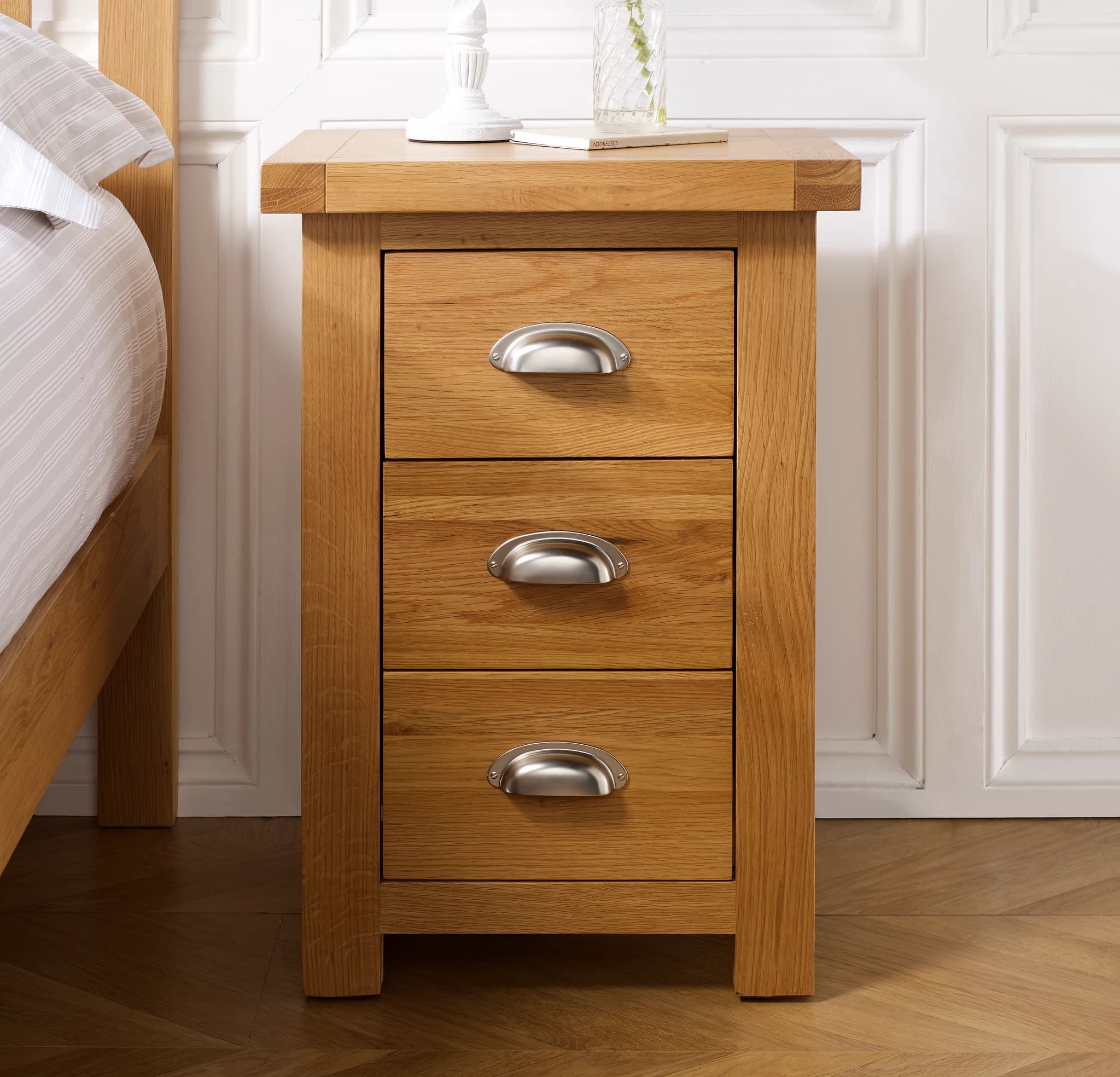 Woburn Large 3 Drawer Bedside - Bedside tables, photo 4 of 10