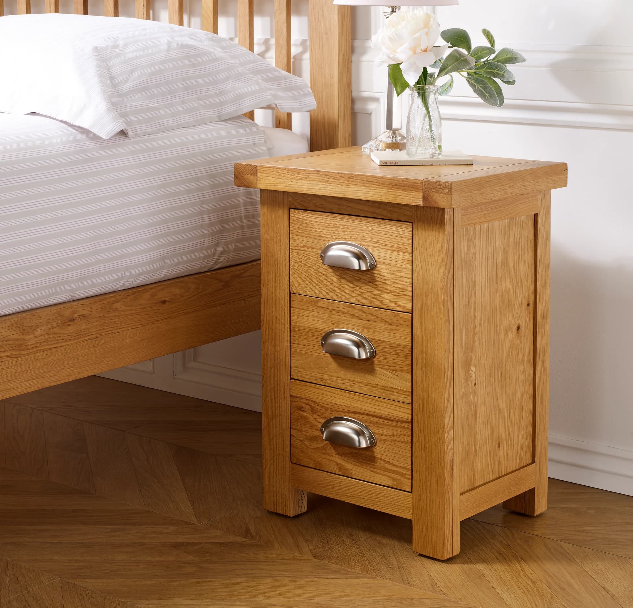 Woburn Small 3 Drawer Bedside - Bedside tables, photo 4 of 10