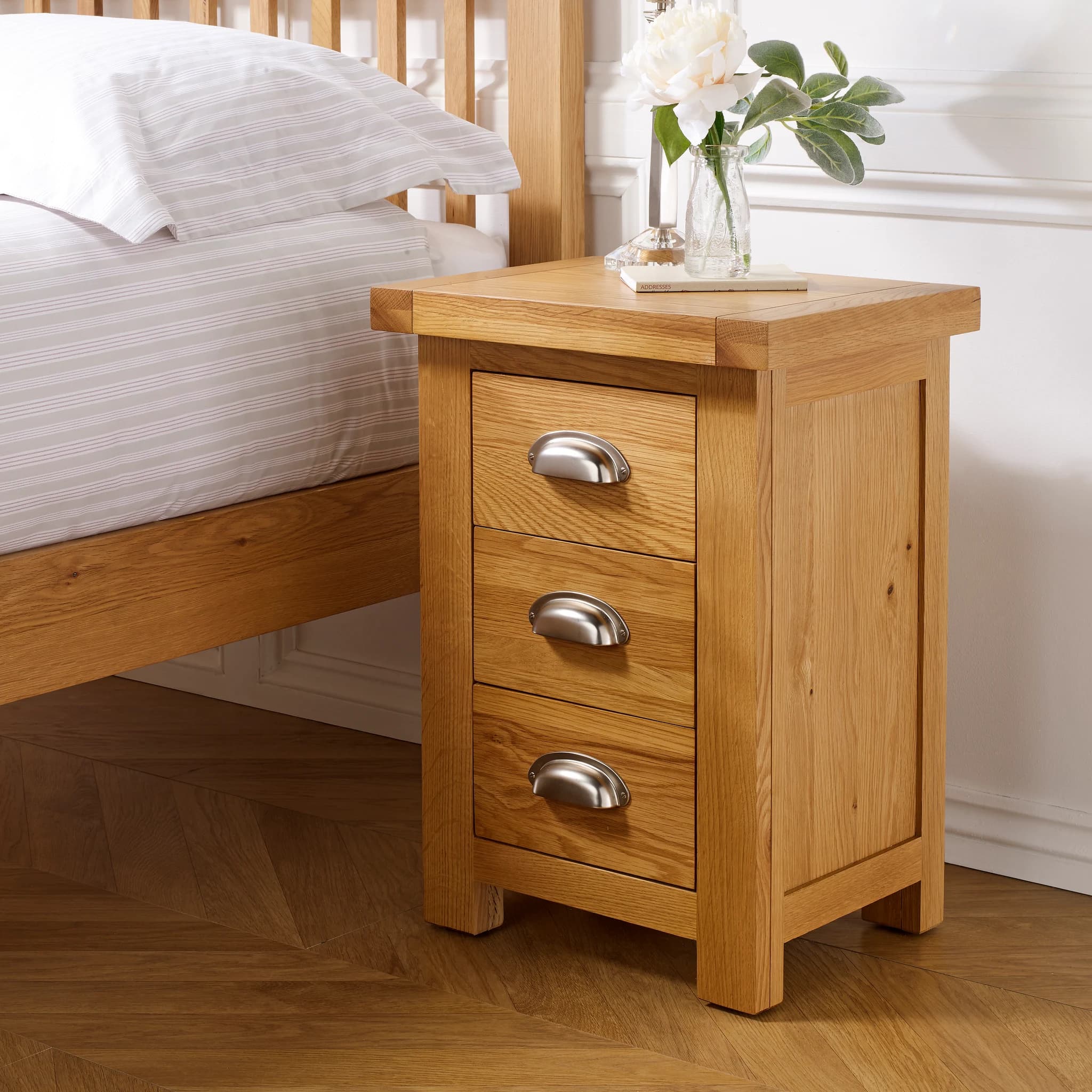Woburn Small 3 Drawer Bedside - Bedside tables, photo 9 of 10