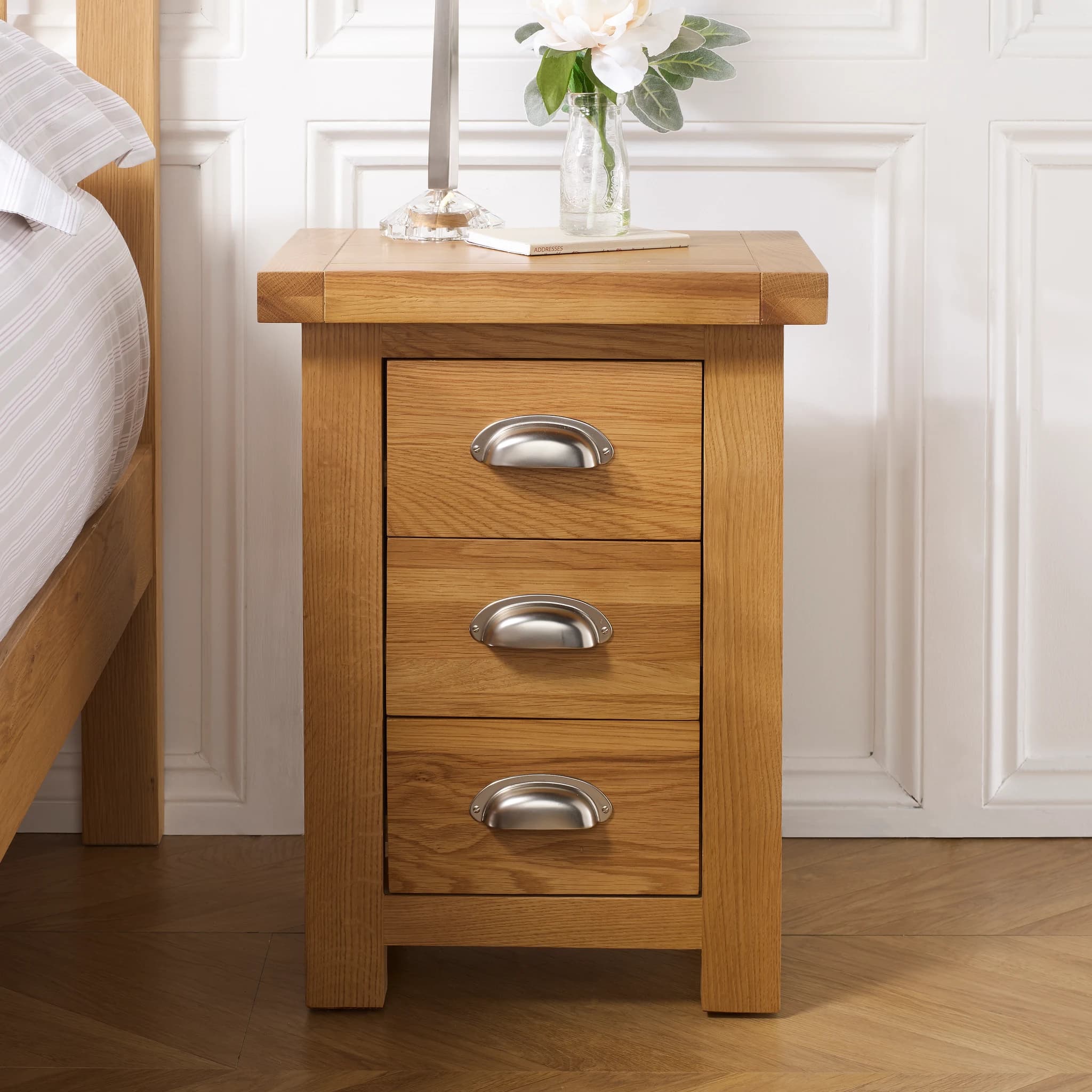 Woburn Small 3 Drawer Bedside - Bedside tables, photo 8 of 10