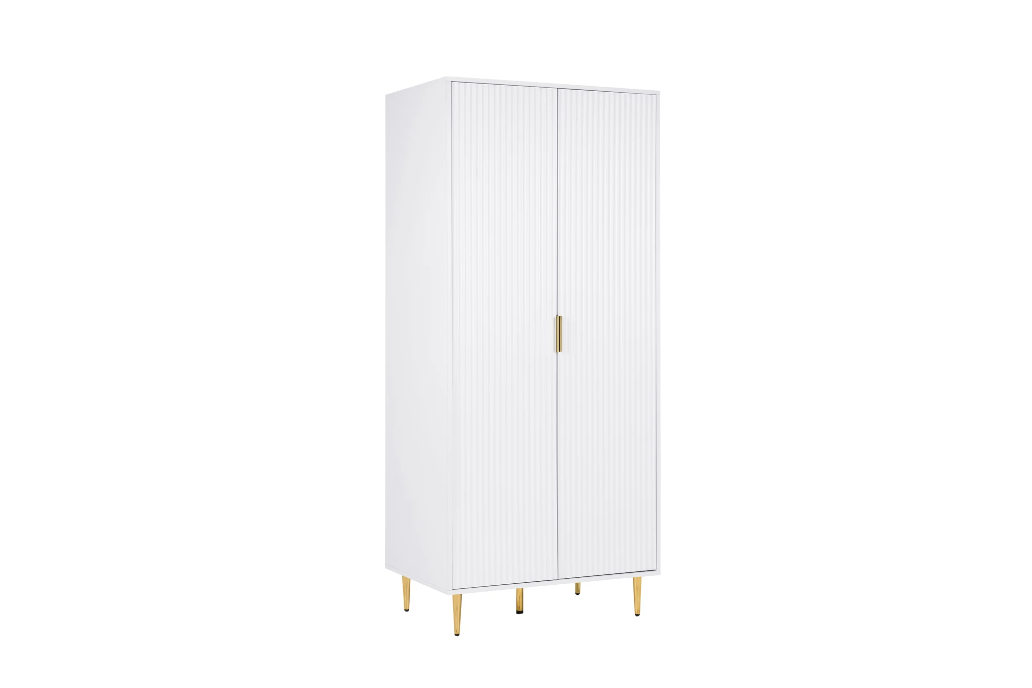 Zara 2 Door Fluted Wardrobe - Wardrobes, photo 3 of 10