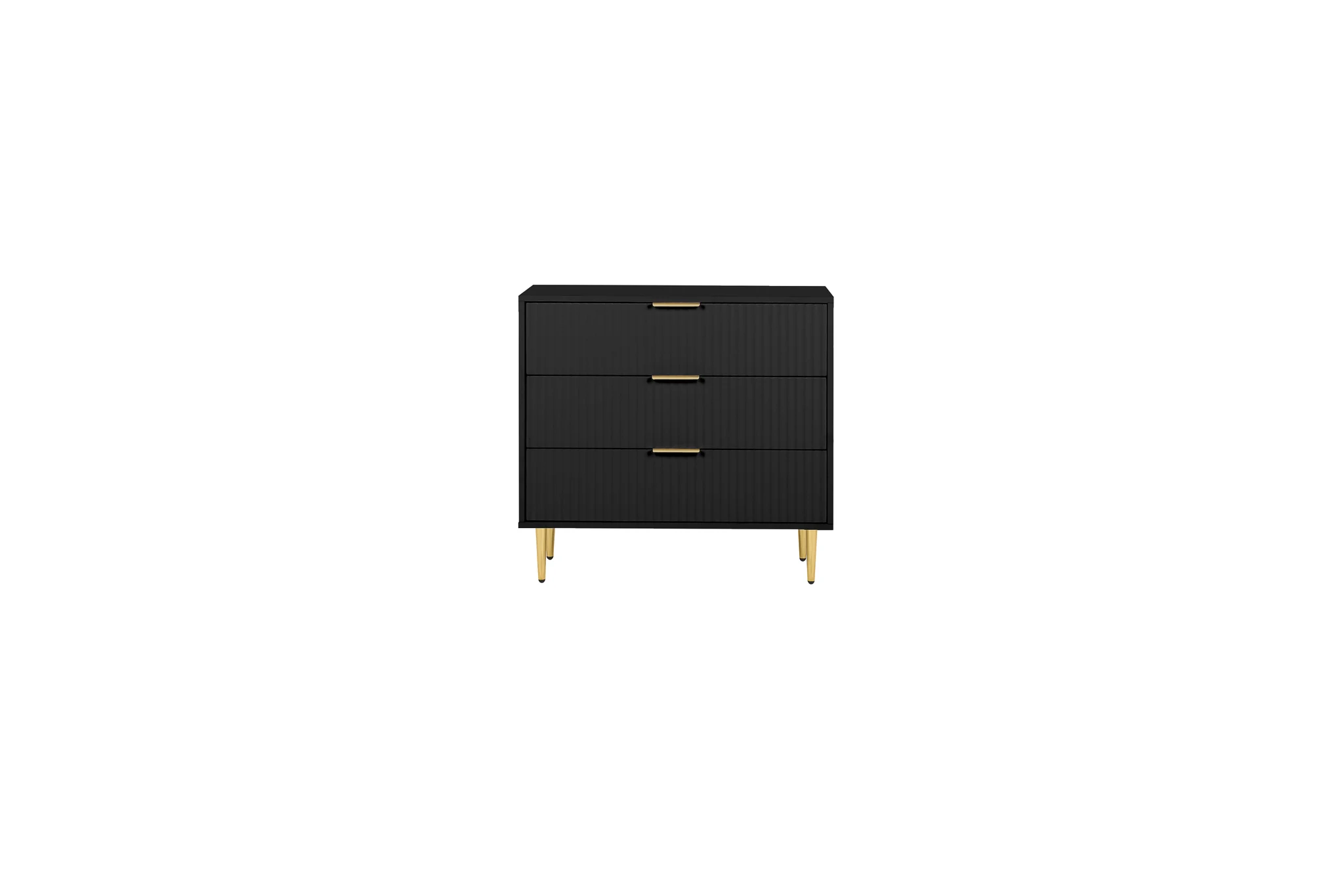 Zara 3 Drawer Fluted Chest - Chests of drawers, photo 4 of 10