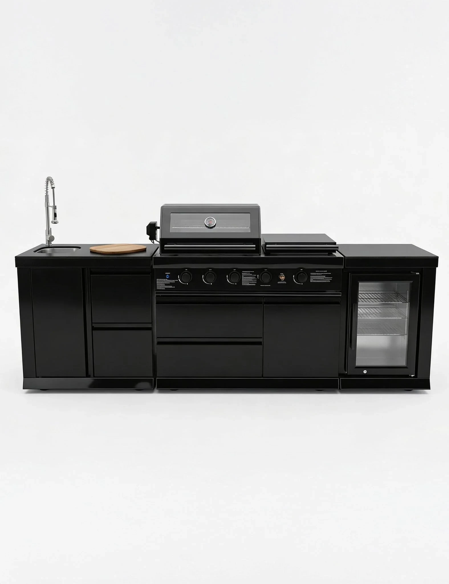 Luxe Outdoor Kitchen 5 Burner with Sink and Fridge - Outdoor kitchens, photo 8 of 8
